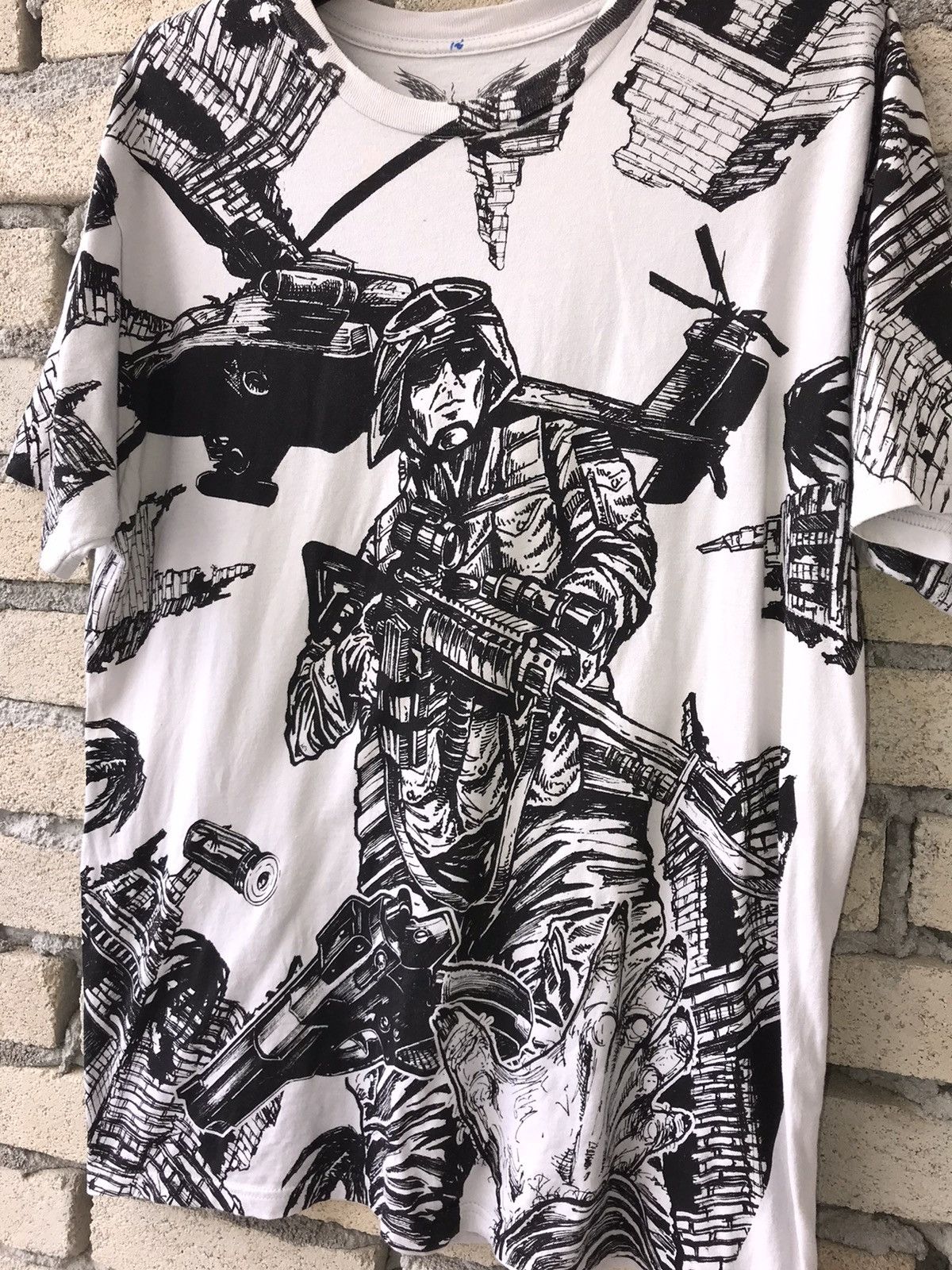 Anime × Japanese Brand Courage Above All Apprime All Over Printed Army Rare Screen Size US L / EU 52-54 / 3 - 3 Thumbnail