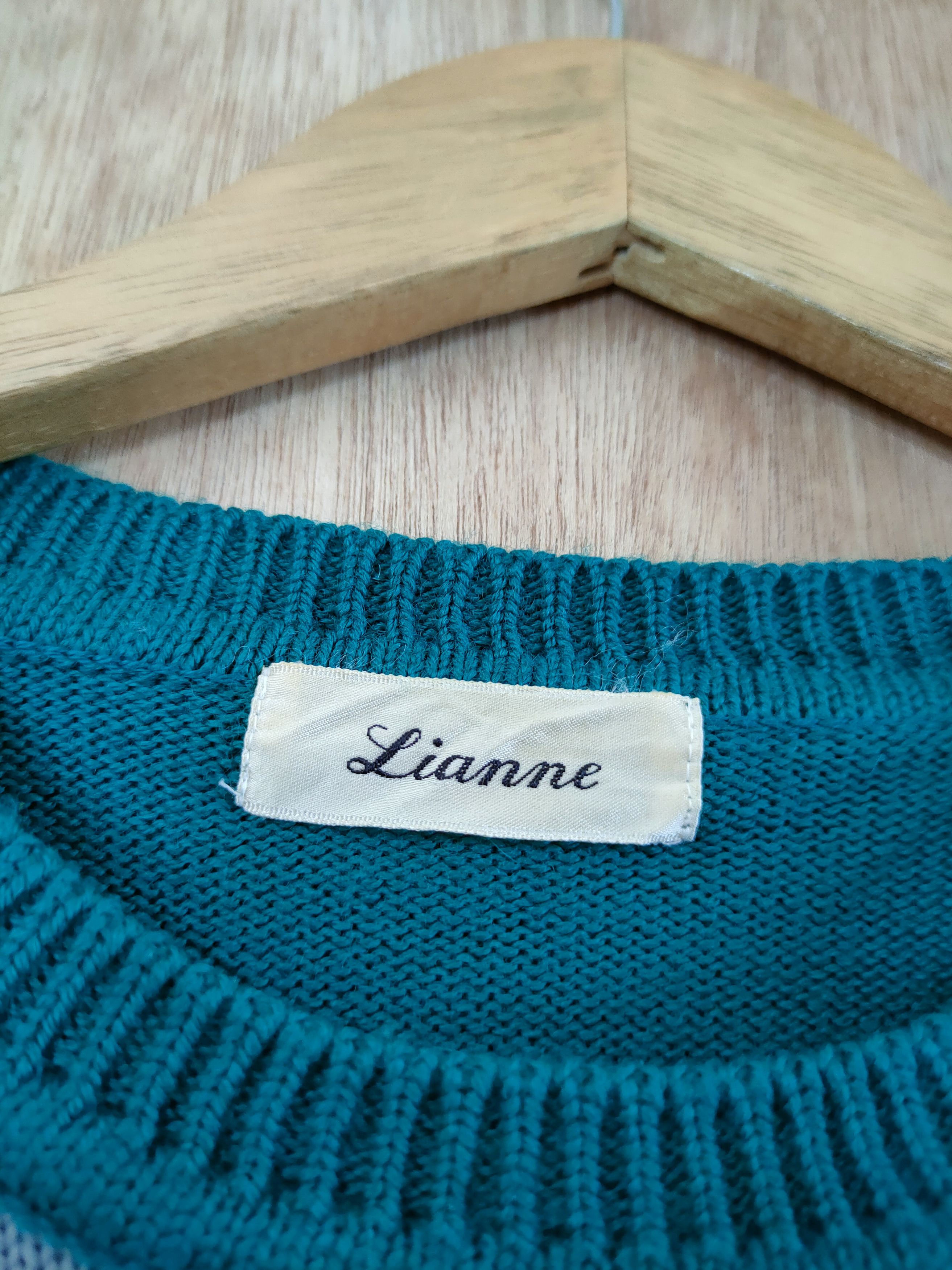 Aran Isles Knitwear × Japanese Brand Lianne art scenery winter aran isle knitwear #46-653 Size US S / EU 44-46 / 1 - 4 Thumbnail