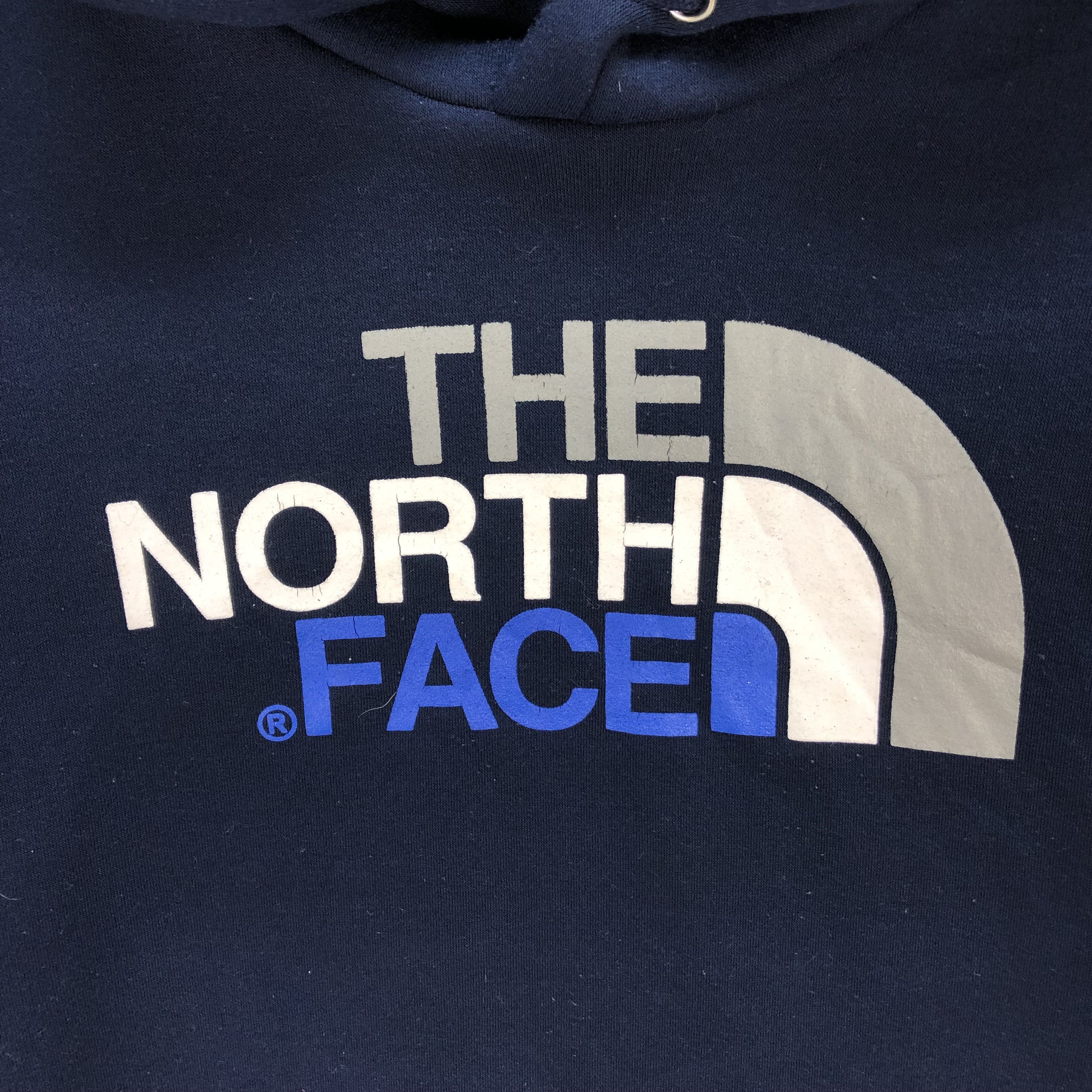 The North Face TNF Big Logo Pullover Navy Hoodies #6327-63 Size L / US 10 / IT 46 - 3 Thumbnail