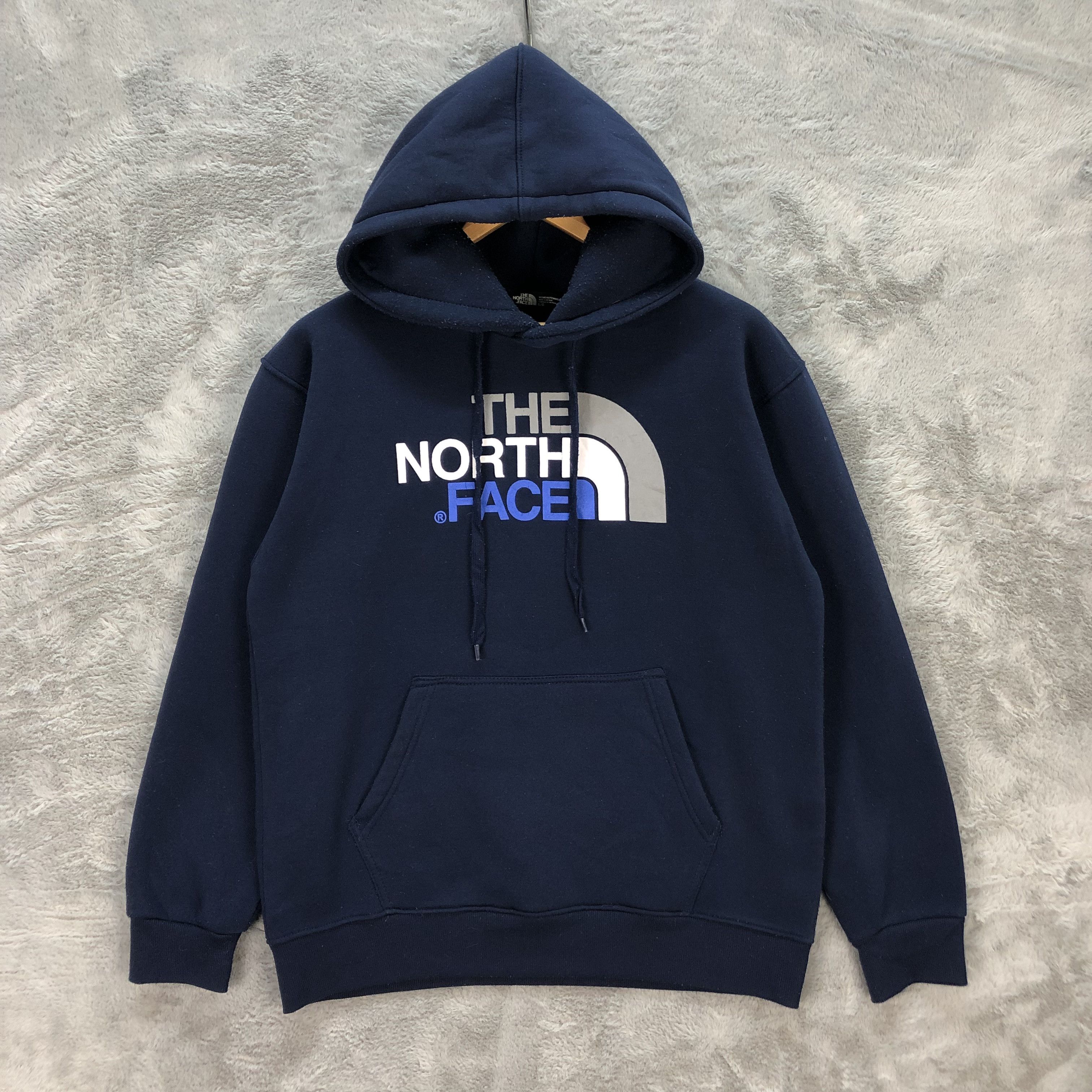 The North Face TNF Big Logo Pullover Navy Hoodies #6327-63 Size L / US 10 / IT 46 - 1 Thumbnail