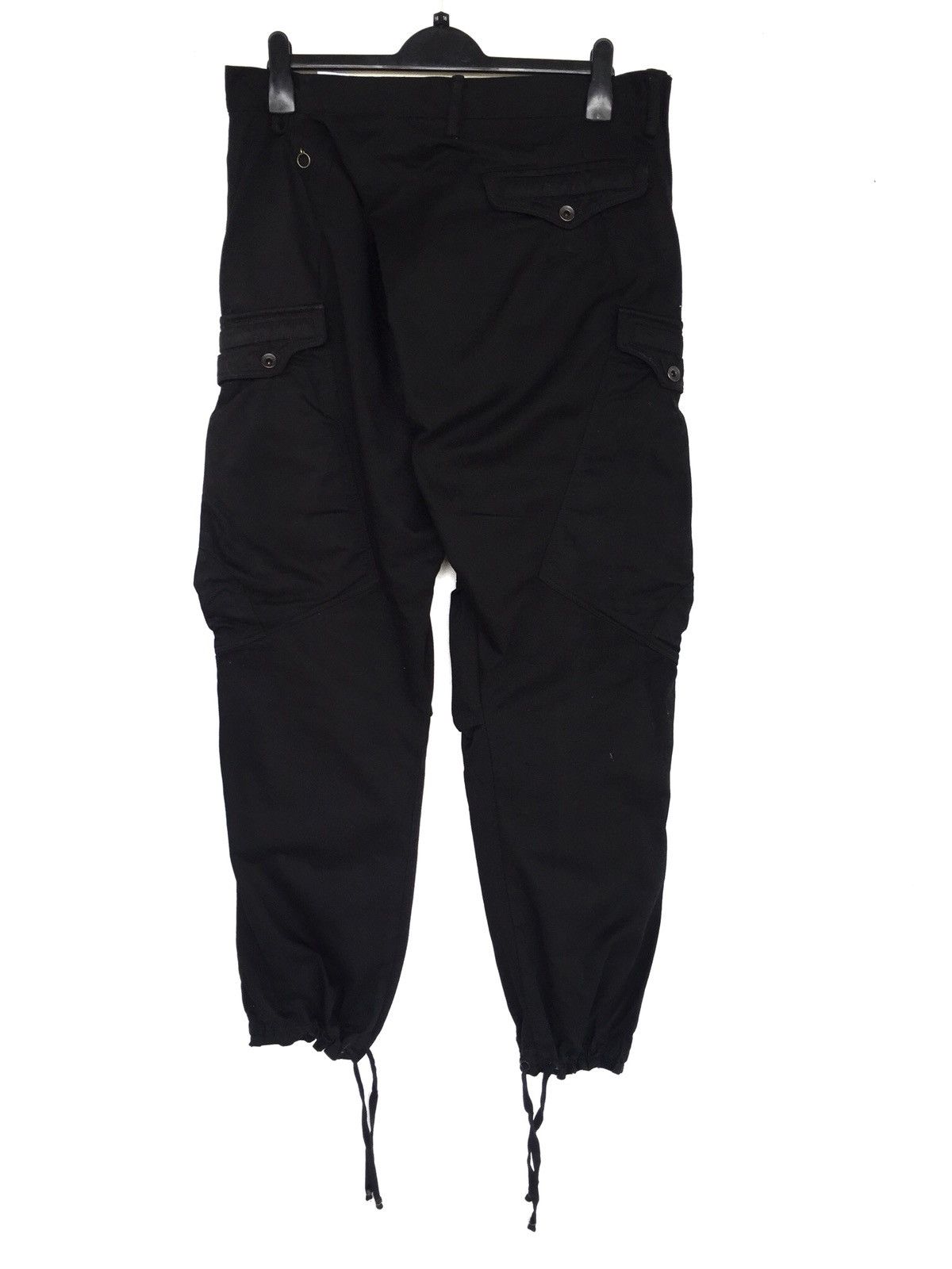 SIVA GRAIL🔥AW10/11 Drawstring Herringbone Cargo Pants Size US 36 / EU 52 - 8 Thumbnail