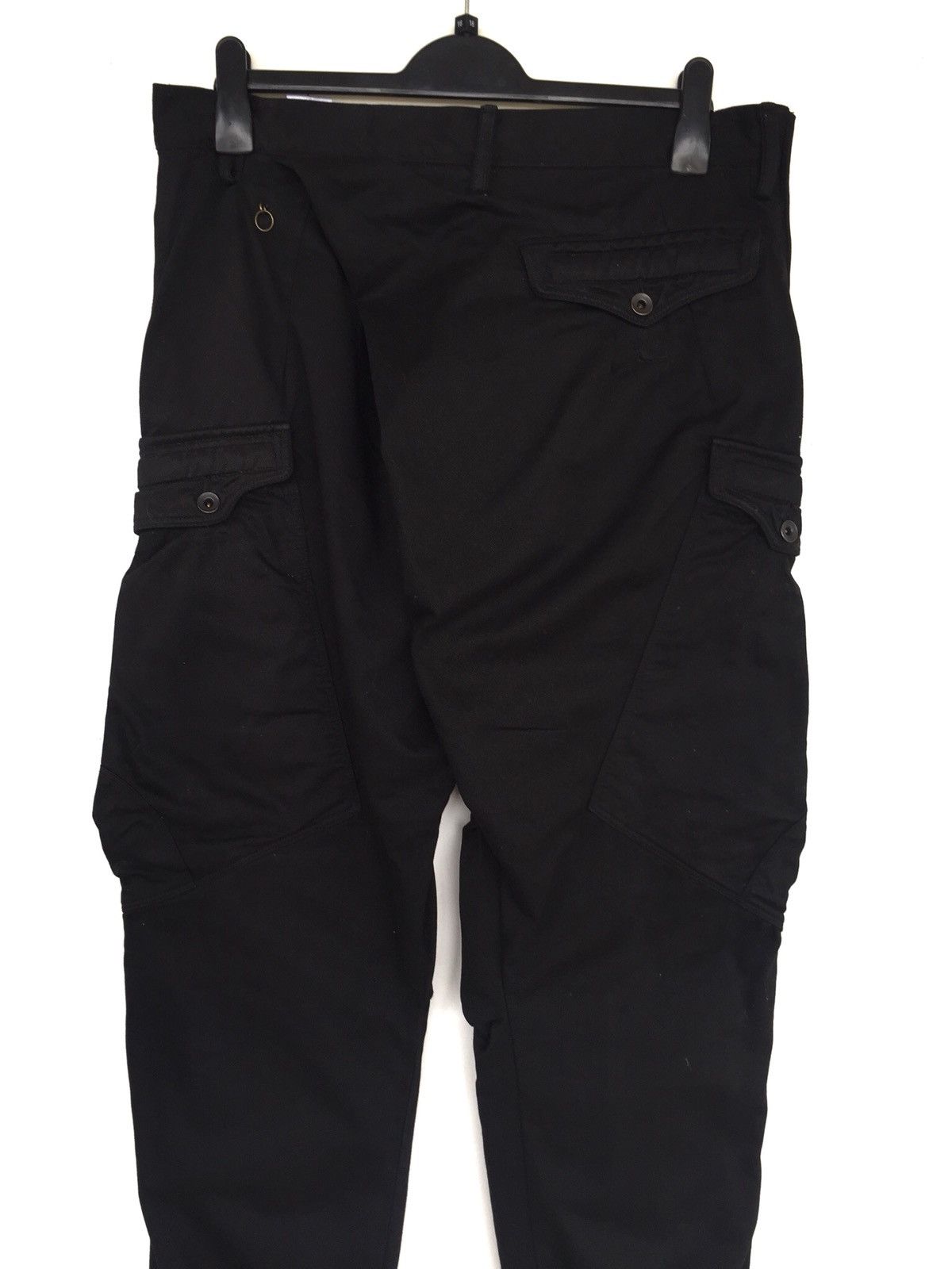 SIVA GRAIL🔥AW10/11 Drawstring Herringbone Cargo Pants Size US 36 / EU 52 - 9 Thumbnail