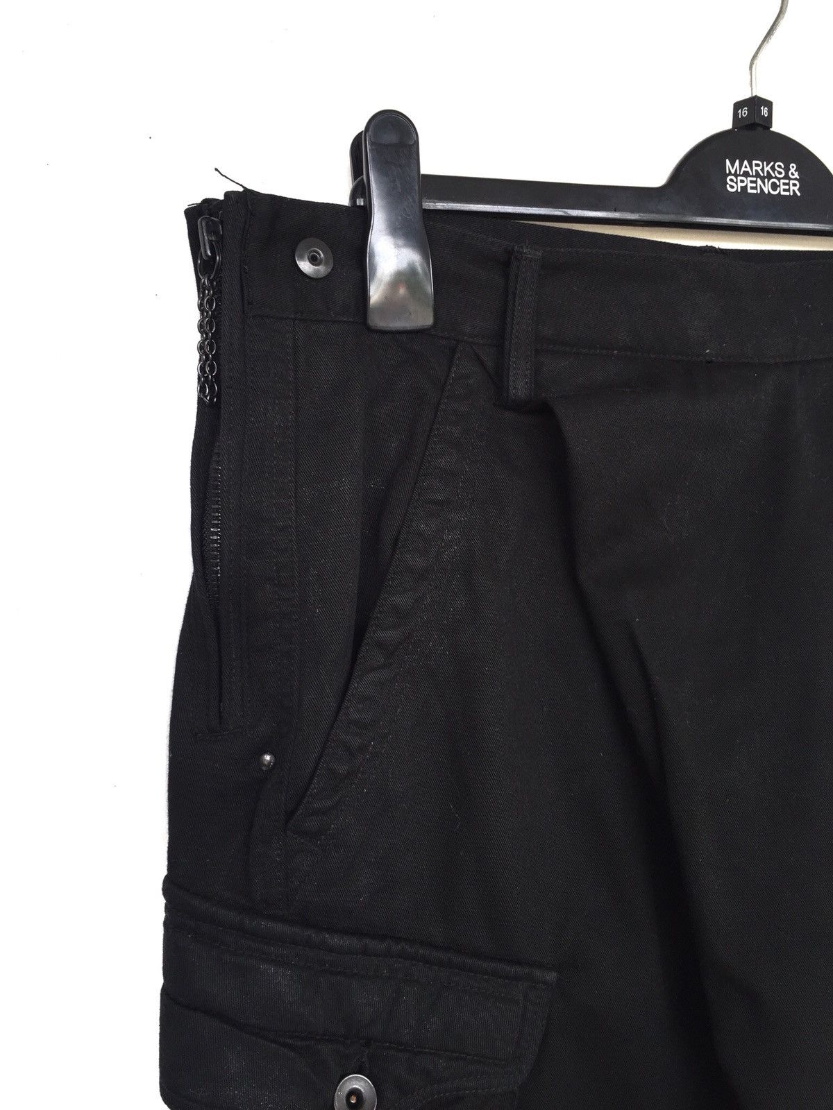 SIVA GRAIL🔥AW10/11 Drawstring Herringbone Cargo Pants Size US 36 / EU 52 - 4 Thumbnail