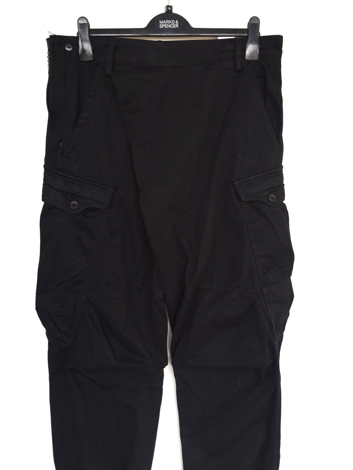 SIVA GRAIL🔥AW10/11 Drawstring Herringbone Cargo Pants Size US 36 / EU 52 - 2 Thumbnail