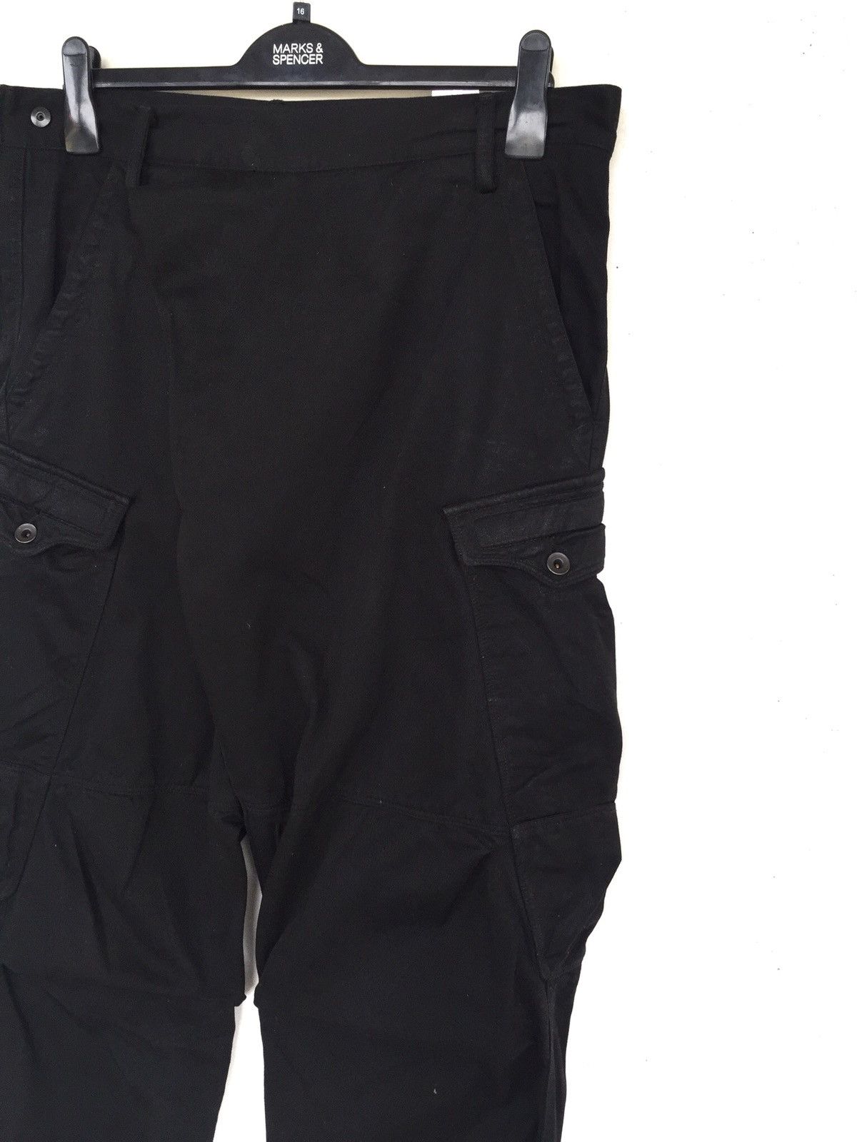 SIVA GRAIL🔥AW10/11 Drawstring Herringbone Cargo Pants Size US 36 / EU 52 - 6 Thumbnail