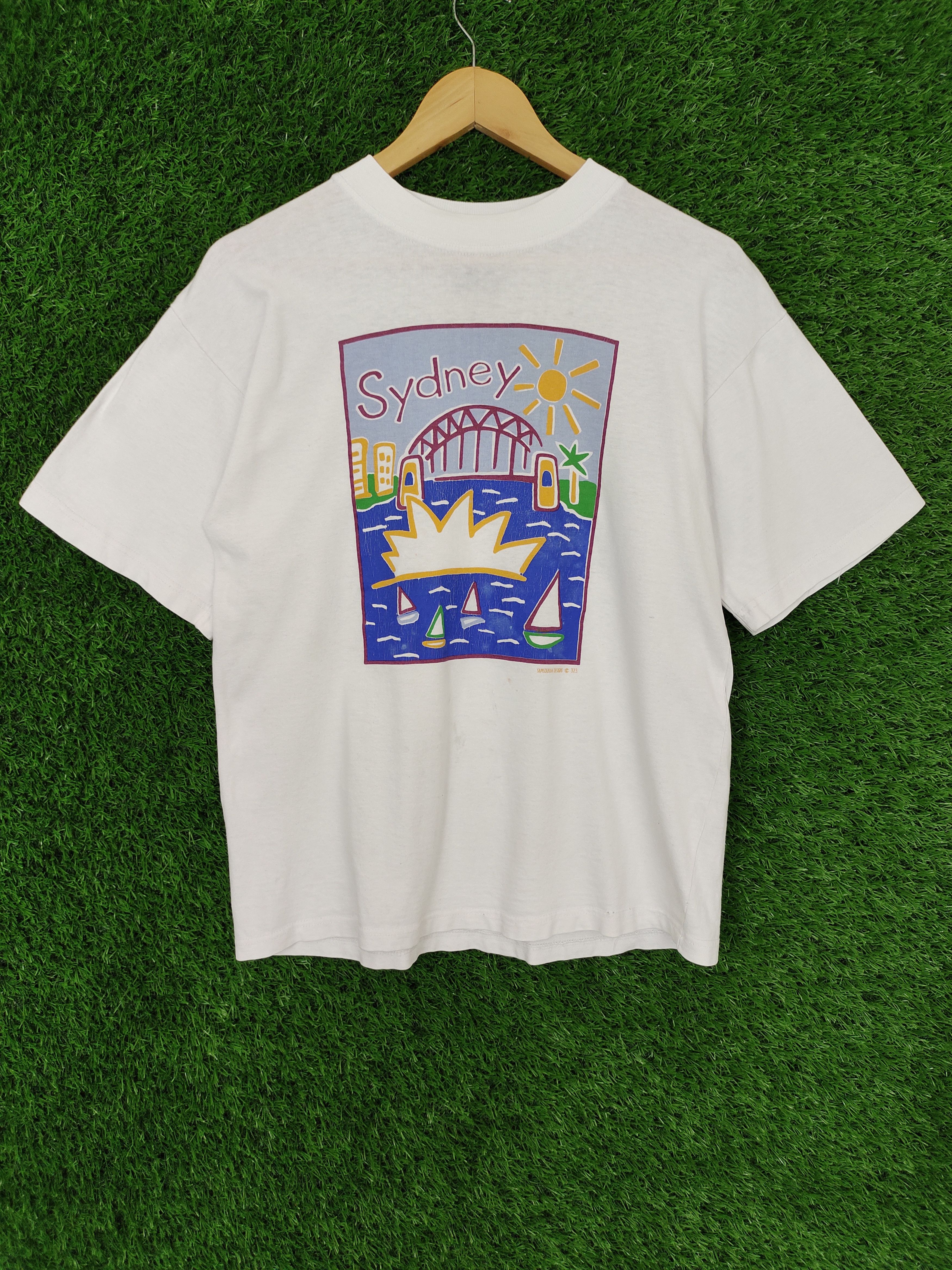 Man Made In Australia Vintage 90s Ken Done Australia Pop Art Oversize T Shirt Size US S / EU 44-46 / 1 - 3 Thumbnail