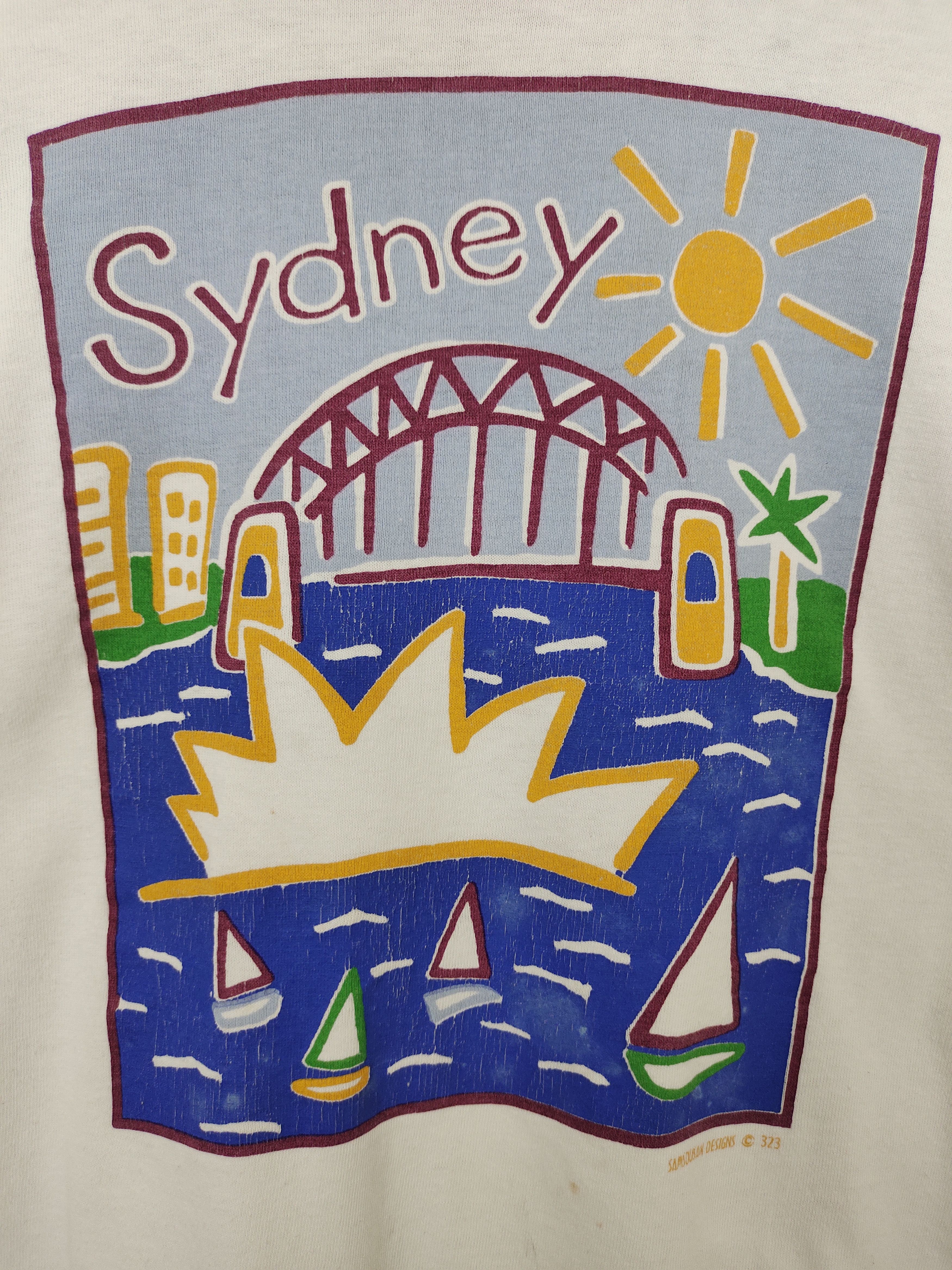 Man Made In Australia Vintage 90s Ken Done Australia Pop Art Oversize T Shirt Size US S / EU 44-46 / 1 - 4 Thumbnail