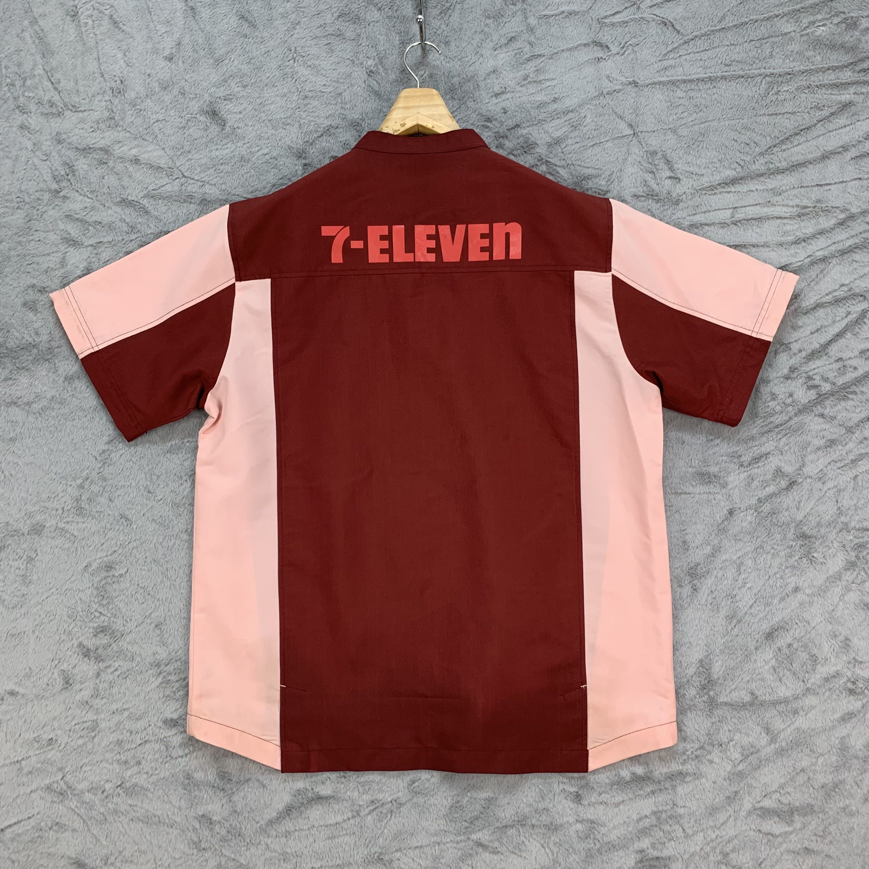 Vintage Vintage 7 Eleven Uniform Workwear Shirts #4246-147 Size US L / EU 52-54 / 3 - 9 Thumbnail