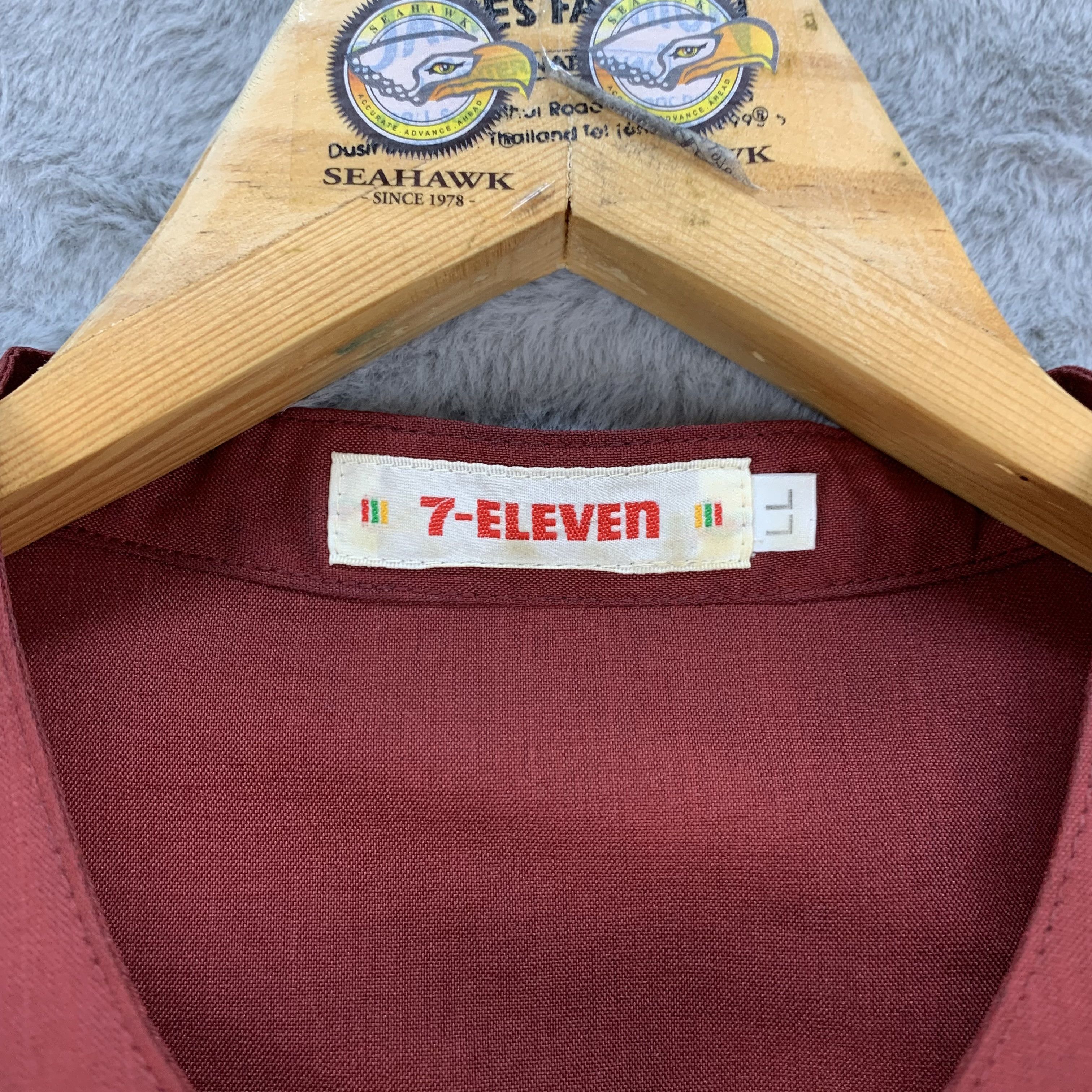 Vintage Vintage 7 Eleven Uniform Workwear Shirts #4246-147 Size US L / EU 52-54 / 3 - 6 Thumbnail