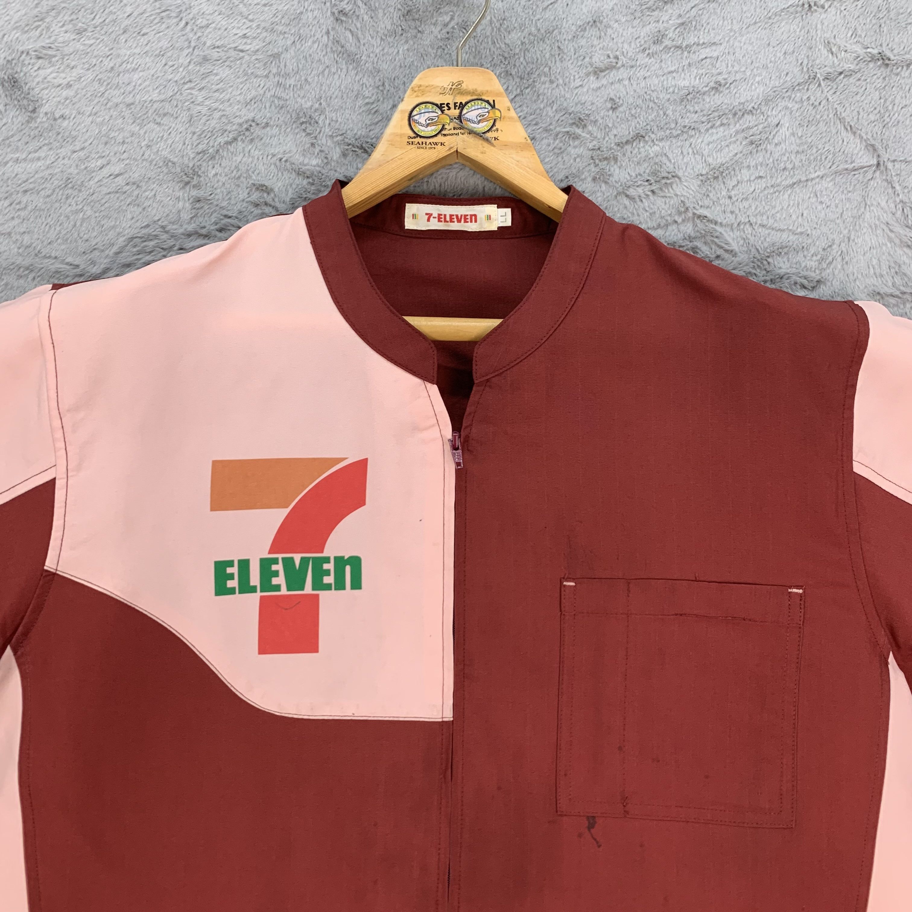 Vintage Vintage 7 Eleven Uniform Workwear Shirts #4246-147 Size US L / EU 52-54 / 3 - 2 Thumbnail