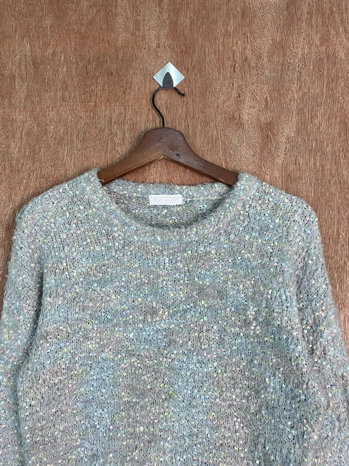Homespun Knitwear × Japanese Brand DL Ehyphen World Gallery Shaggy Fur Mohair Knitwear #B641 Size US S / EU 44-46 / 1 - 2 Thumbnail