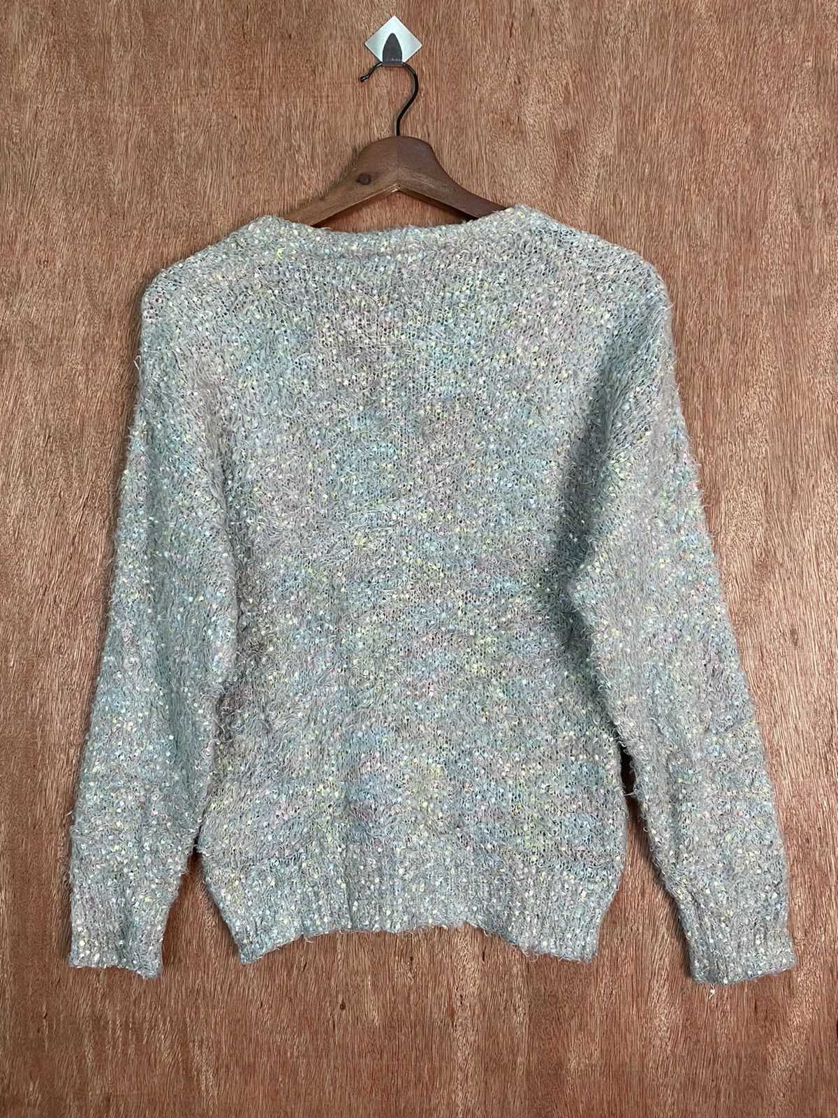 Homespun Knitwear × Japanese Brand DL Ehyphen World Gallery Shaggy Fur Mohair Knitwear #B641 Size US S / EU 44-46 / 1 - 6 Thumbnail
