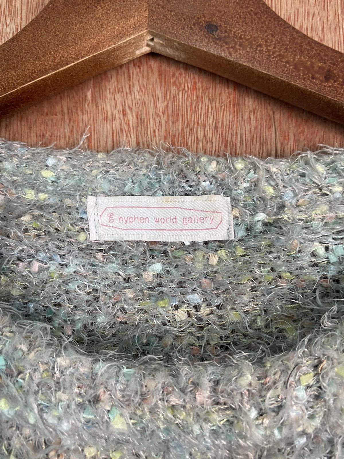 Homespun Knitwear × Japanese Brand DL Ehyphen World Gallery Shaggy Fur Mohair Knitwear #B641 Size US S / EU 44-46 / 1 - 7 Thumbnail