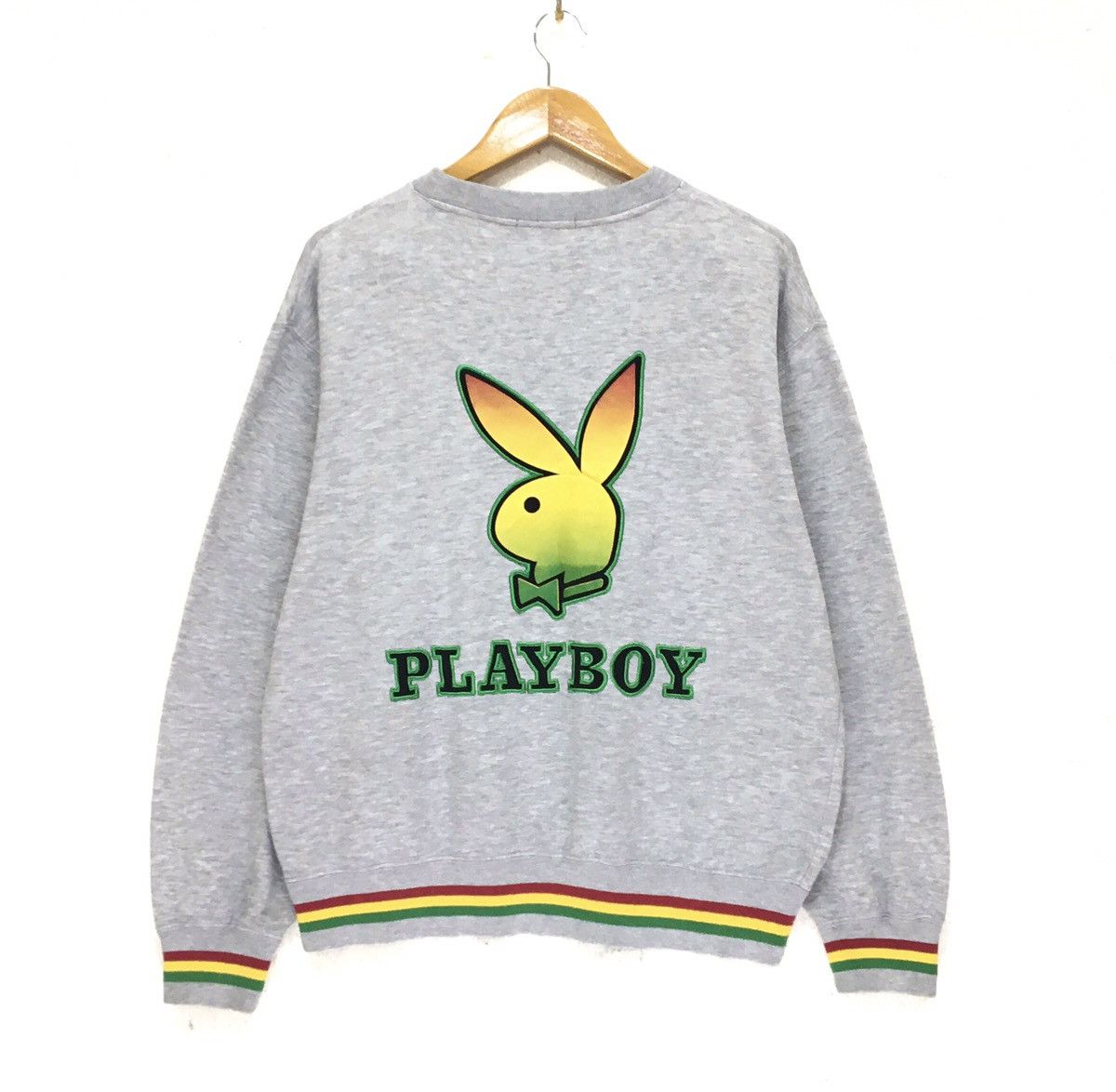 Playboy Nice! PLAYBOY Crewneck Sweatshirt Embroidered Big Logo Size US M / EU 48-50 / 2 - 1 Thumbnail