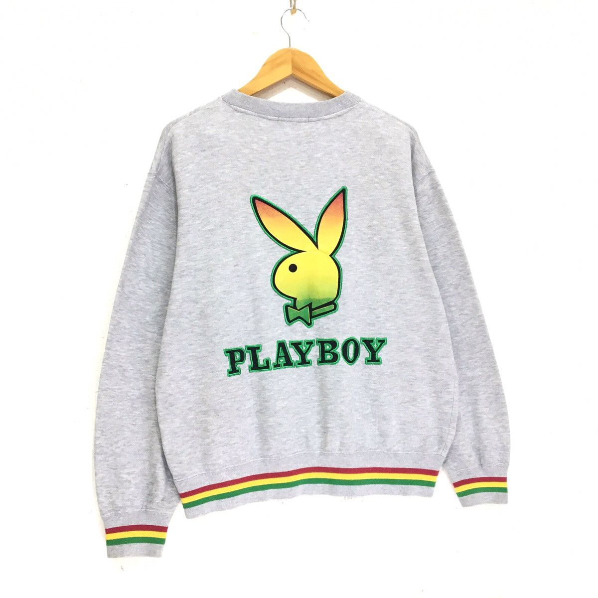 Playboy Nice! PLAYBOY Crewneck Sweatshirt Embroidered Big Logo Size US M / EU 48-50 / 2 - 3 Thumbnail
