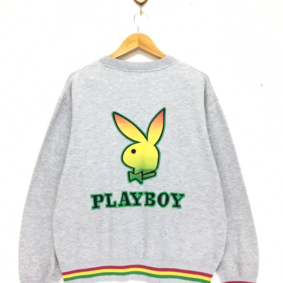 Playboy Nice! PLAYBOY Crewneck Sweatshirt Embroidered Big Logo Size US M / EU 48-50 / 2 - 5 Thumbnail