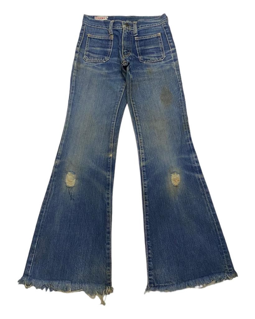 Cosmic Wonder 🔥COSMO28 FLARE JEANS DENIM BUSH PANTS Size 26" / US 2 / IT 38 - 7 Thumbnail