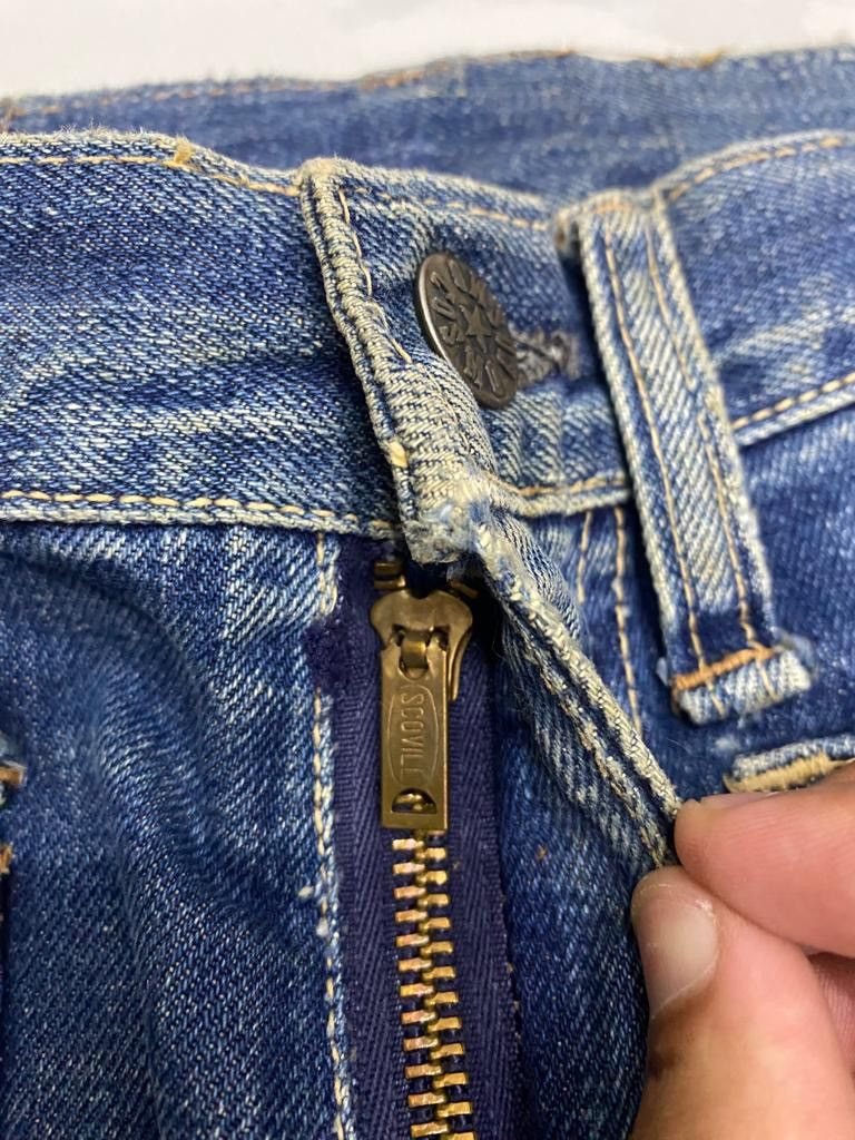 Cosmic Wonder 🔥COSMO28 FLARE JEANS DENIM BUSH PANTS Size 26" / US 2 / IT 38 - 11 Thumbnail