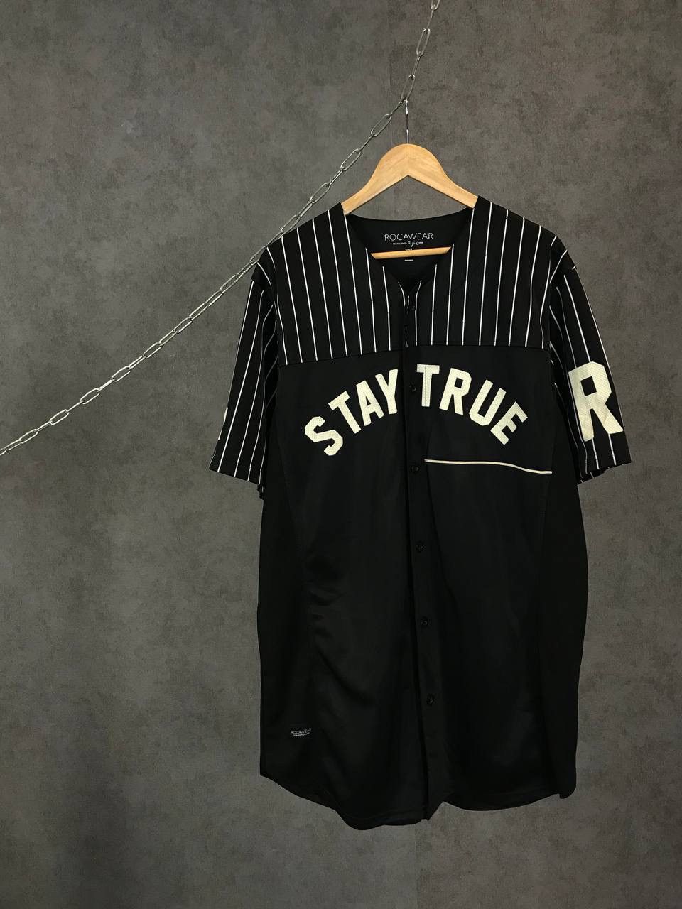 Rocawear Rocawear Jay Z rap overprinted big logo shirt Size US XXL / EU 58 / 5 - 1 Thumbnail