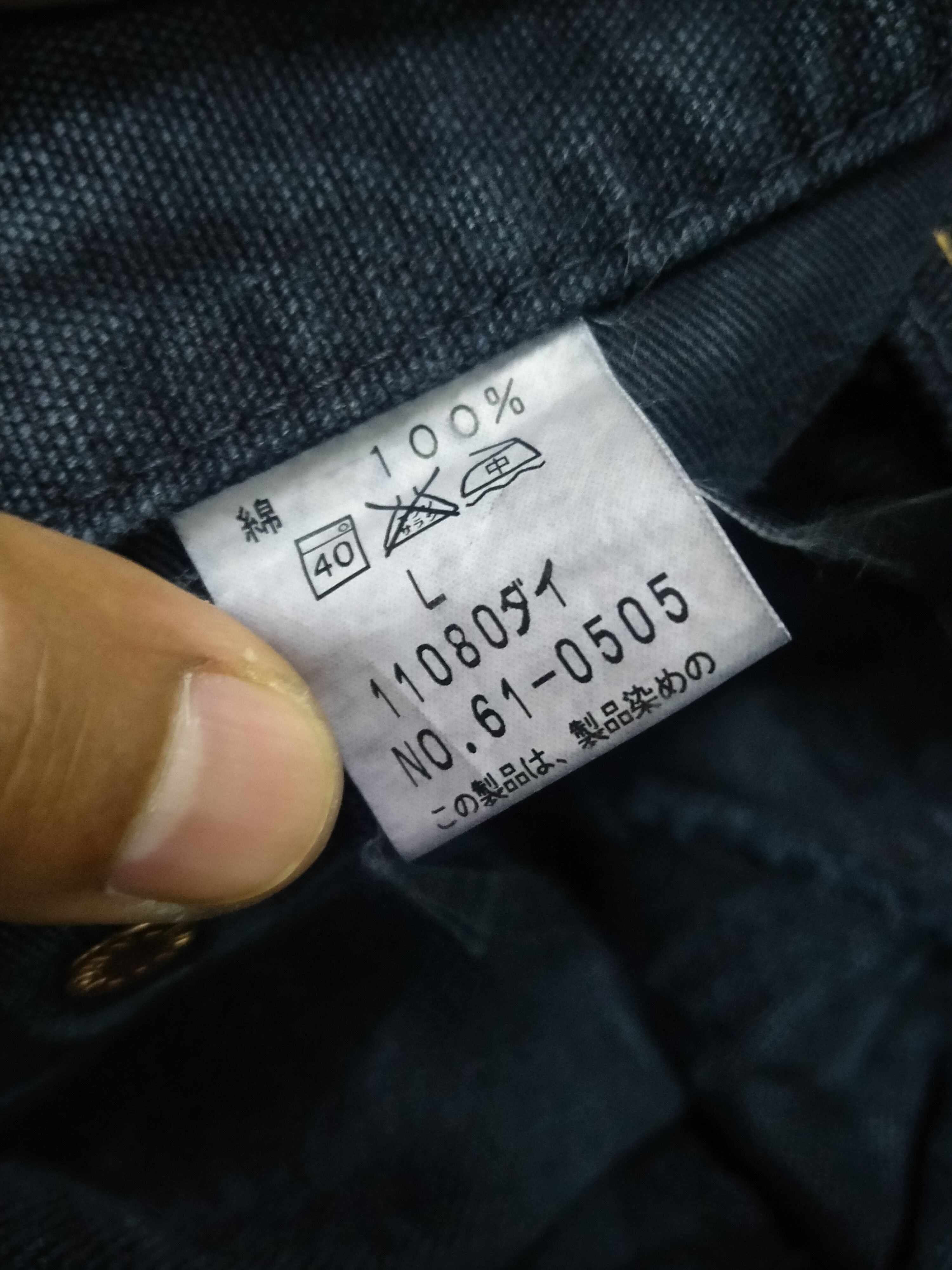 Johnbull Vintage John Bull Canvas Cargo Denim Pants Size US 32 / EU 48 - 12 Thumbnail