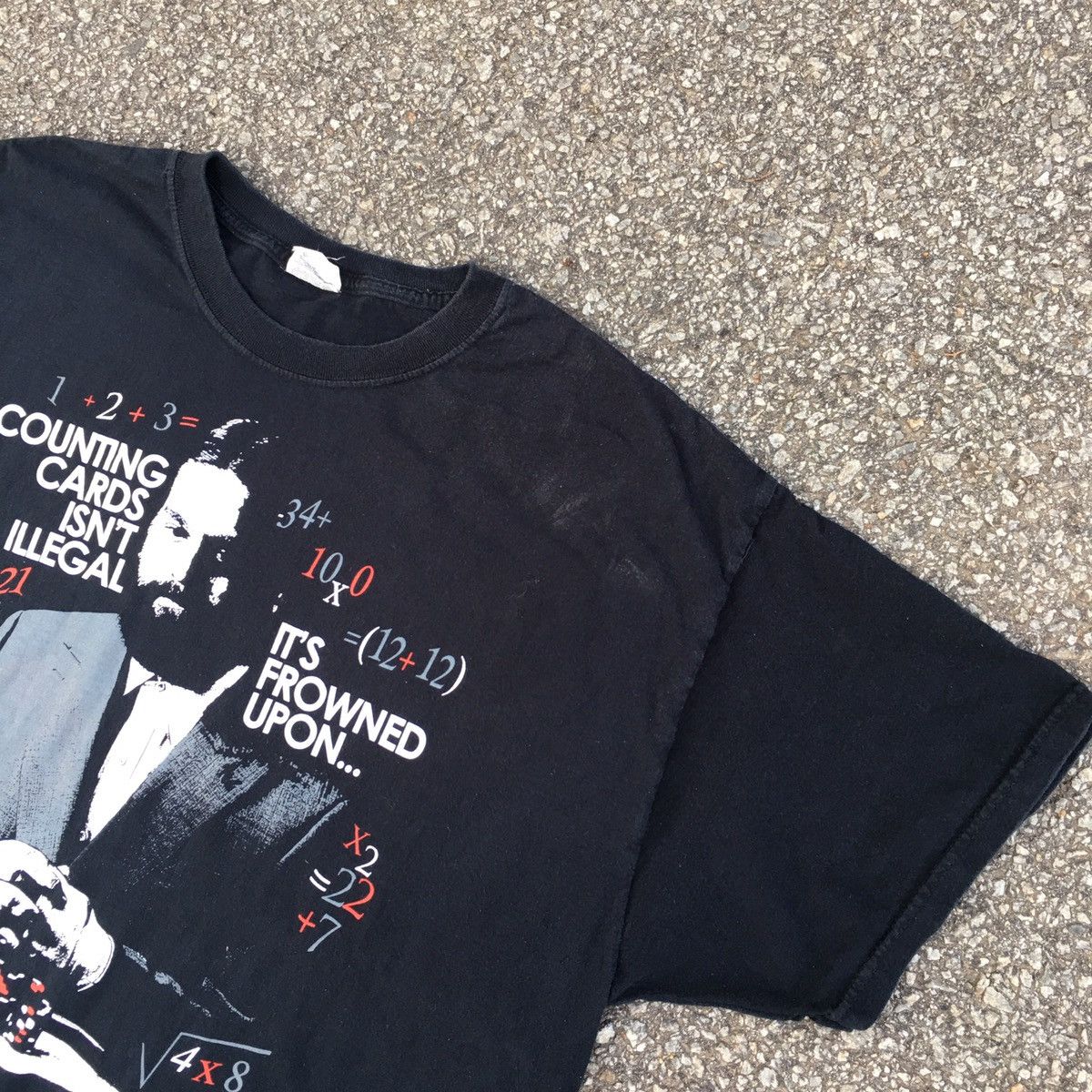 Vintage Thrashed Faded Vintage Y2K The Hangover Poker ERD GRUNGE TEE Size US XL / EU 56 / 4 - 5 Thumbnail