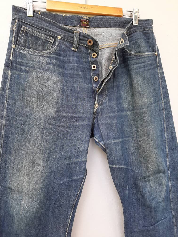 Lee Vintage Lee 101 Union Made Sanforized WW2 1940s Reproduction Size US 33 - 4 Thumbnail