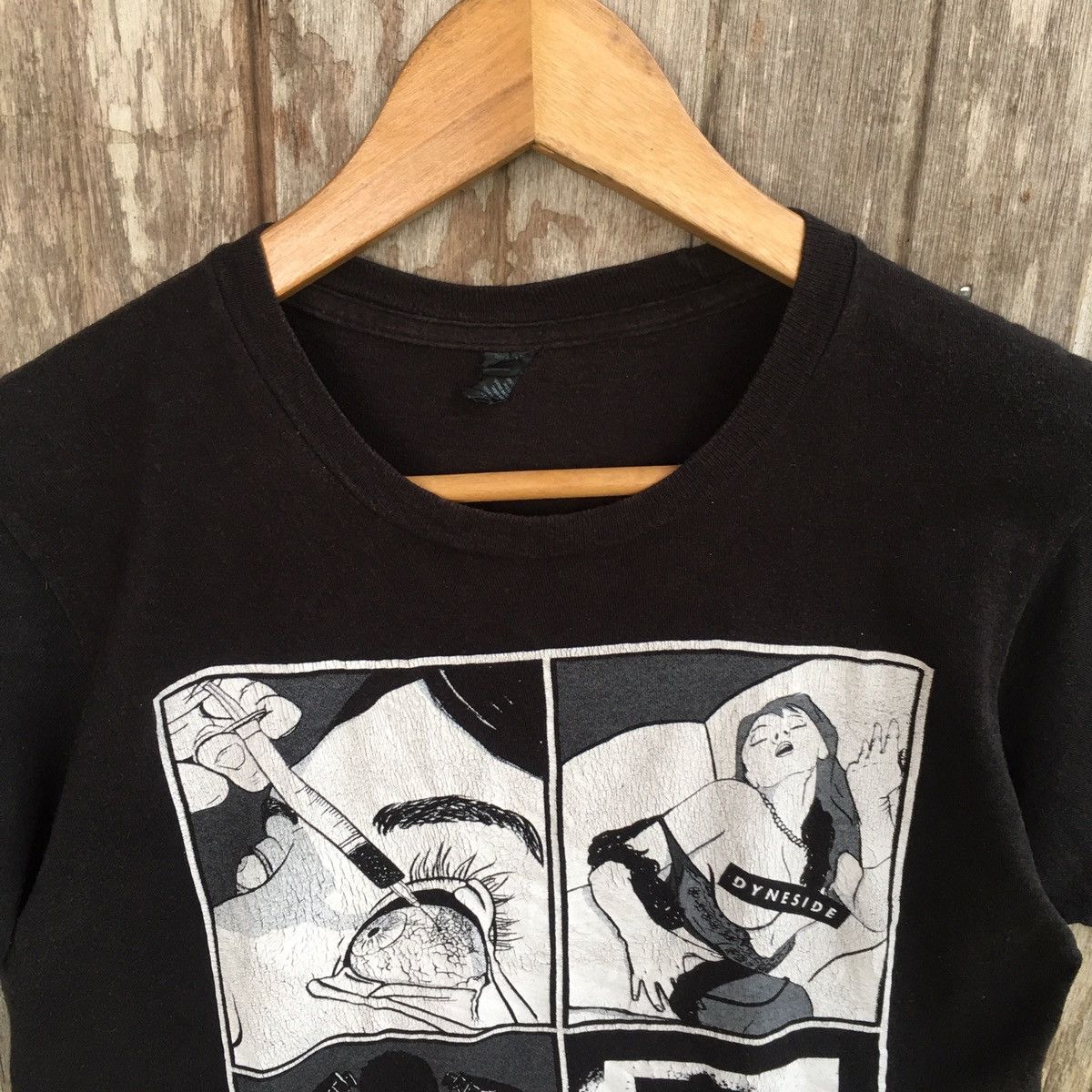 Band Tees Thrashed Faded Dyne Side Post Hardcore Band ERD GRUNGE TEE Size US S / EU 44-46 / 1 - 2 Thumbnail