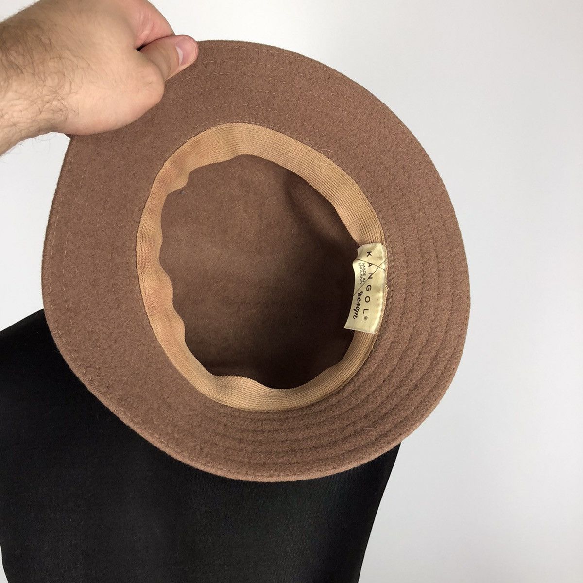 Kangol Mens Kangol Design Fedora Hat 100% Wool Made In England Size ONE SIZE - 5 Thumbnail