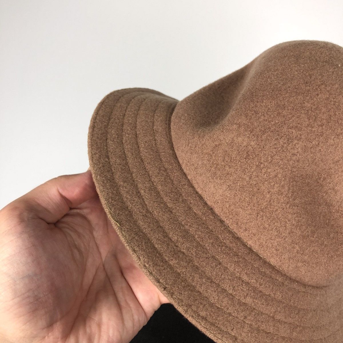 Kangol Mens Kangol Design Fedora Hat 100% Wool Made In England Size ONE SIZE - 4 Thumbnail