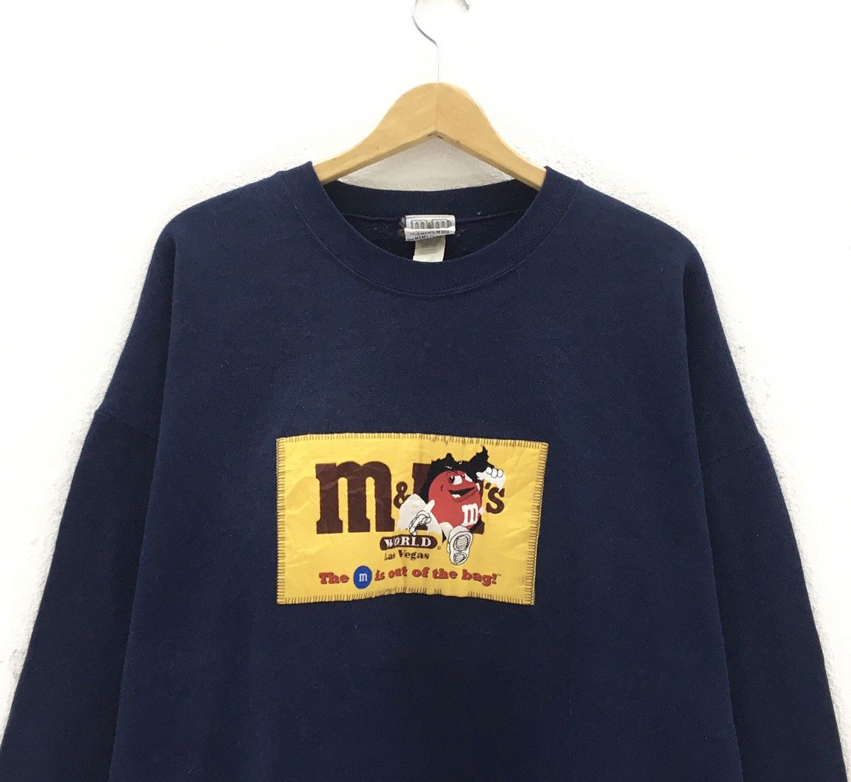 Chocolate Vintage M&M Chocolate Sweatshirt Embroidered Big Logo Size US XXL / EU 58 / 5 - 4 Thumbnail
