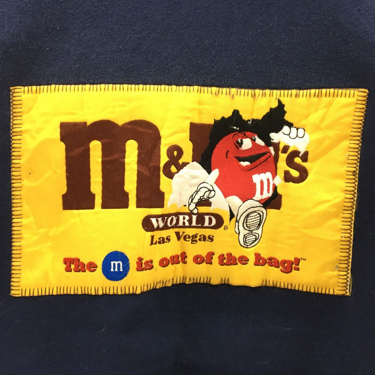 Chocolate Vintage M&M Chocolate Sweatshirt Embroidered Big Logo Size US XXL / EU 58 / 5 - 5 Thumbnail