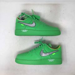 Air force 1 cloth low trainers Nike x Off-White Yellow size 42 EU in Cloth  - 18924348