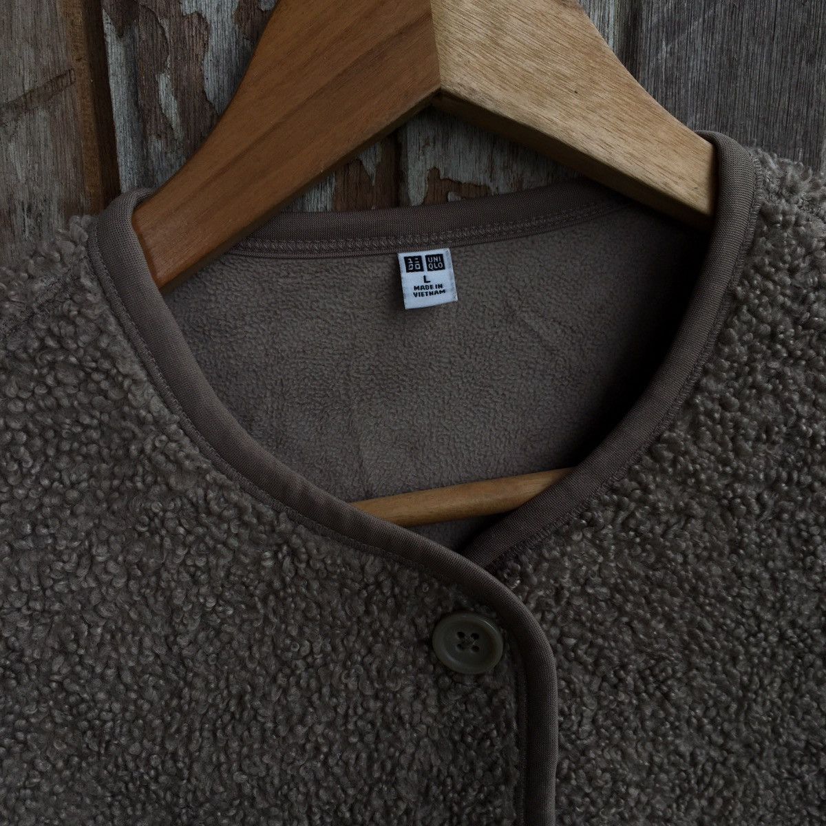 Uniqlo Vintage Uniqlo Fleece Jacket ERD GRUNGE THRASHED LGB YOHJI Size US L / EU 52-54 / 3 - 3 Thumbnail