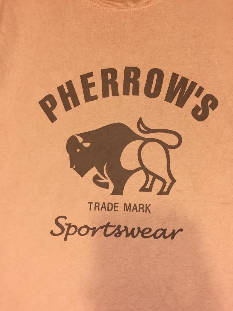 Pherrow's Pherrows Japanese Denim Shirt Big Logo Size US XL / EU 56 / 4 - 2 Thumbnail
