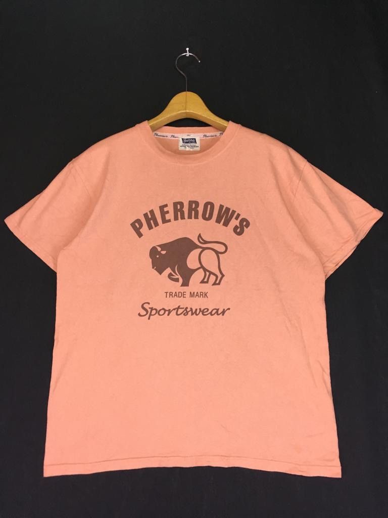 Pherrow's Pherrows Japanese Denim Shirt Big Logo Size US XL / EU 56 / 4 - 1 Thumbnail