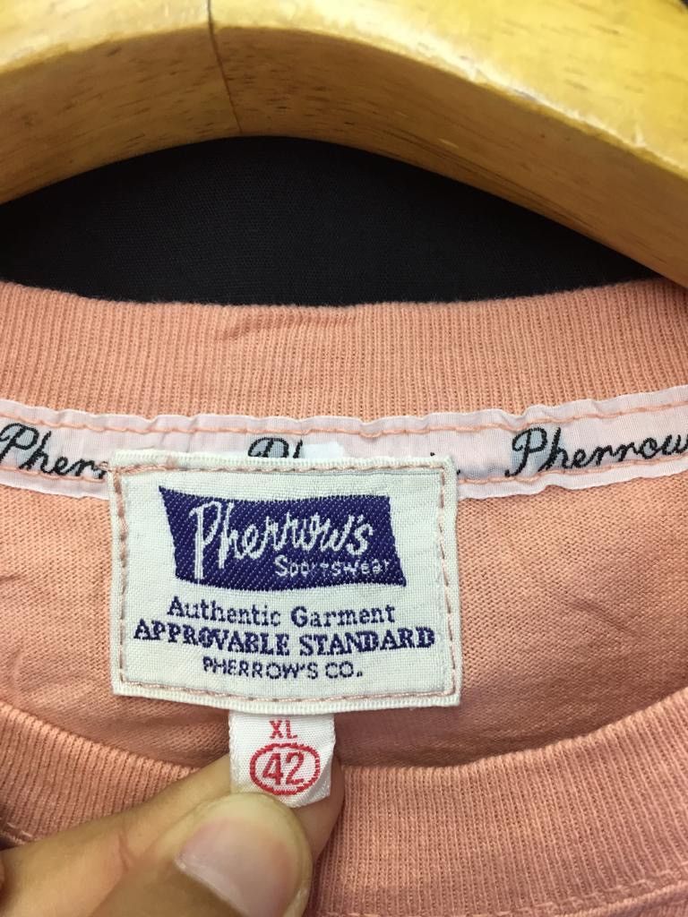 Pherrow's Pherrows Japanese Denim Shirt Big Logo Size US XL / EU 56 / 4 - 3 Thumbnail