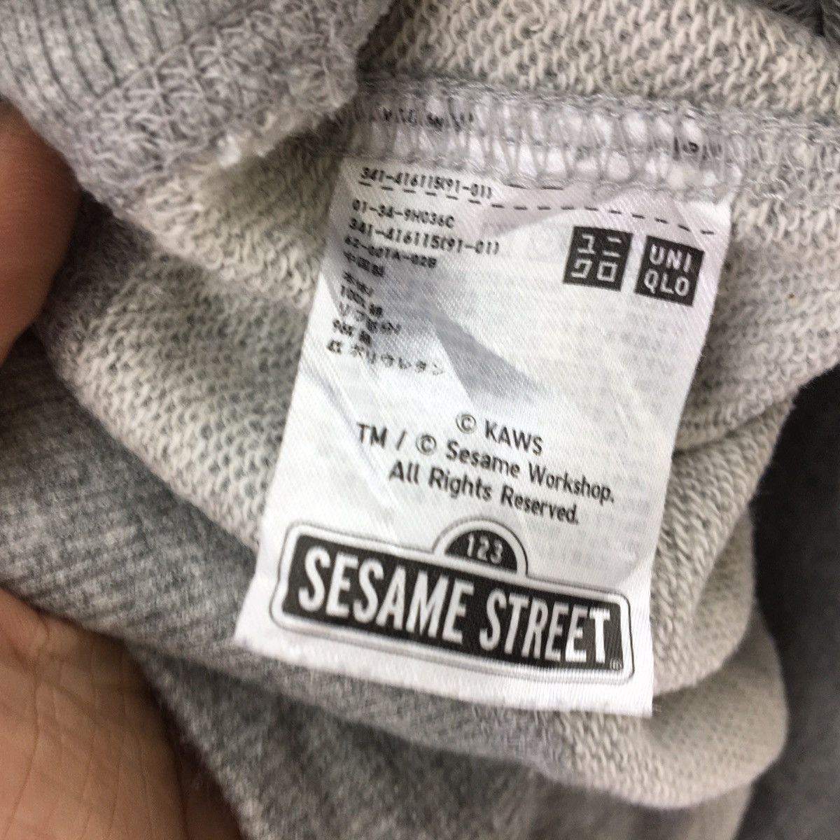 Cartoon Network Kaws x Sesame street Sweatshirt Big Logo Size US M / EU 48-50 / 2 - 10 Thumbnail