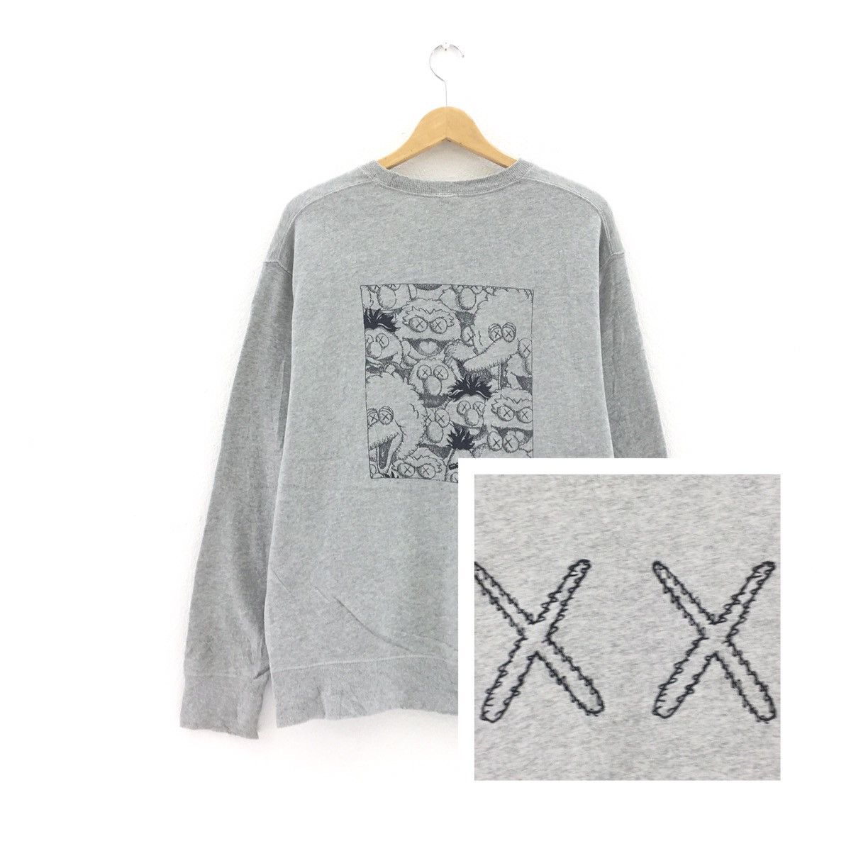 Cartoon Network Kaws x Sesame street Sweatshirt Big Logo Size US M / EU 48-50 / 2 - 2 Thumbnail