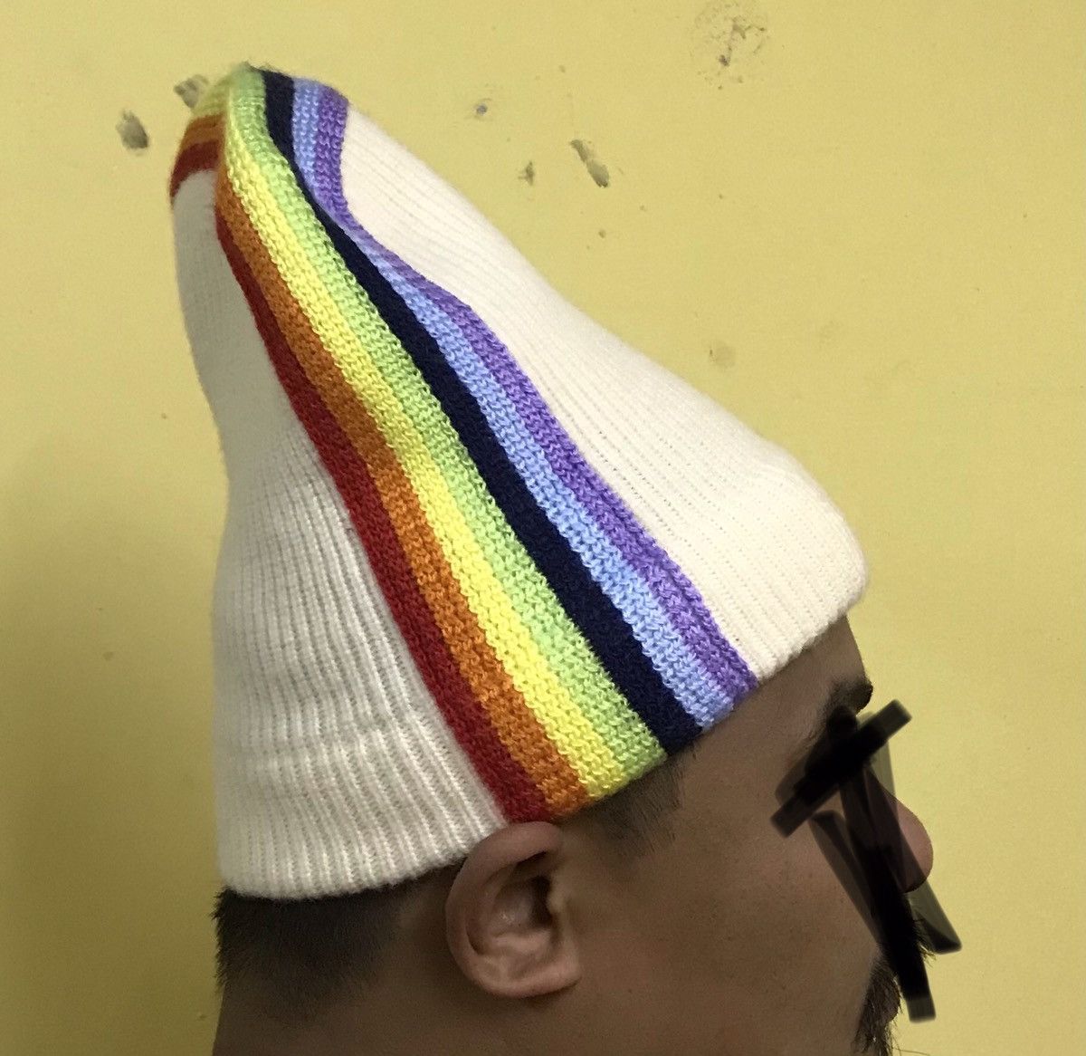 Vintage vintage beanie hat Size ONE SIZE - 6 Thumbnail