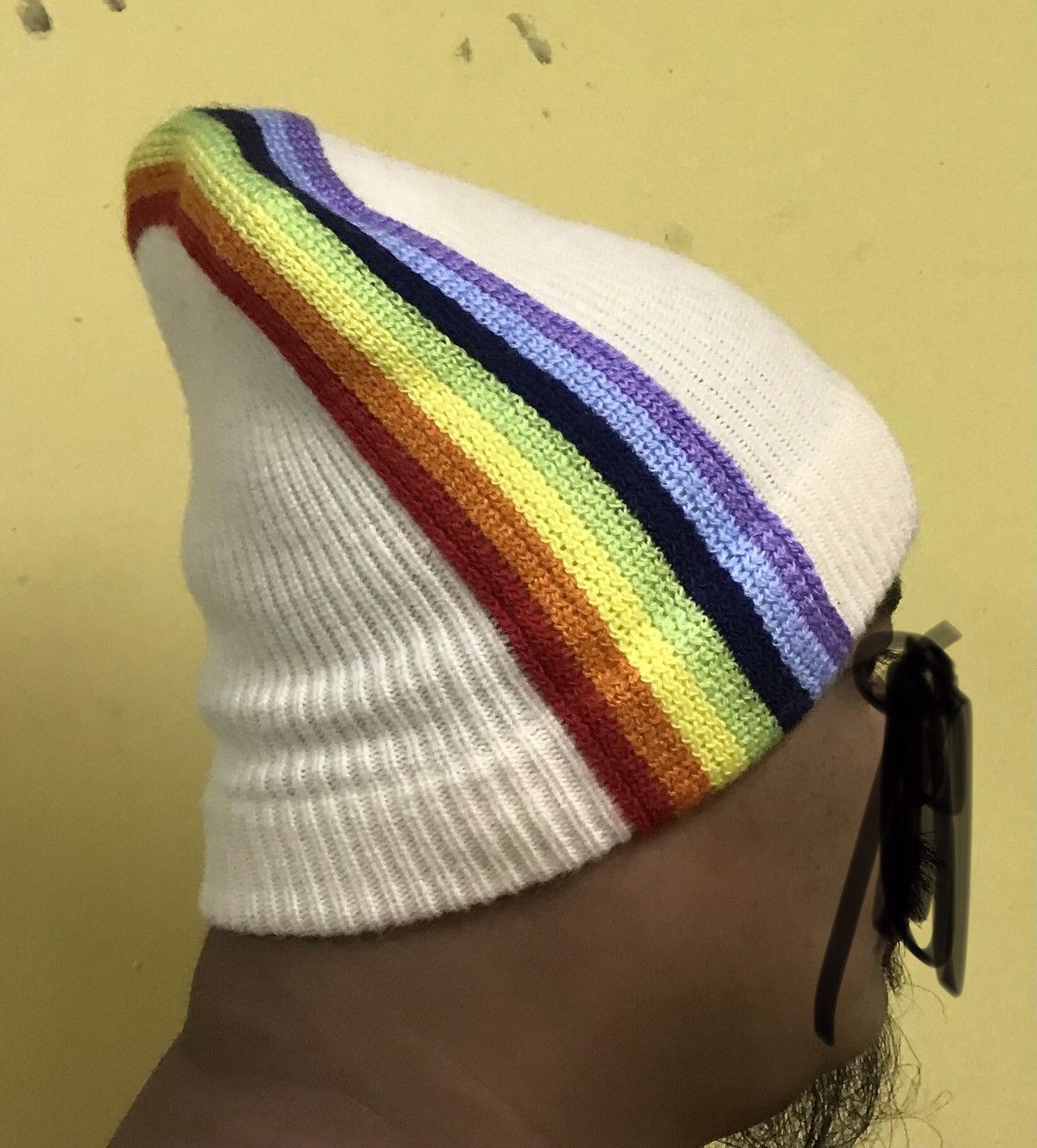 Vintage vintage beanie hat Size ONE SIZE - 8 Thumbnail