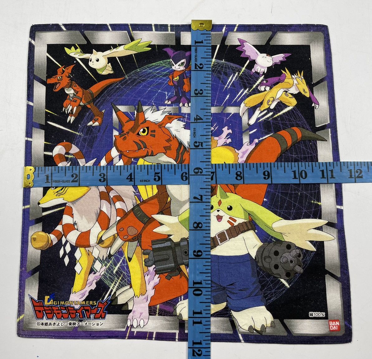 Japanese Brand × Vintage digimon handkerchief pocket square Size ONE SIZE - 2 Thumbnail
