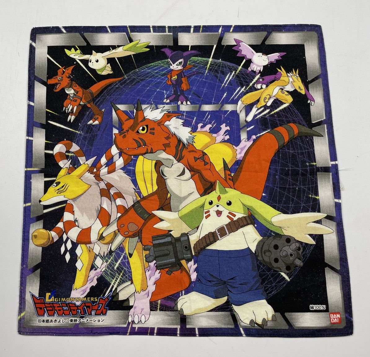 digimon handkerchief pocket square