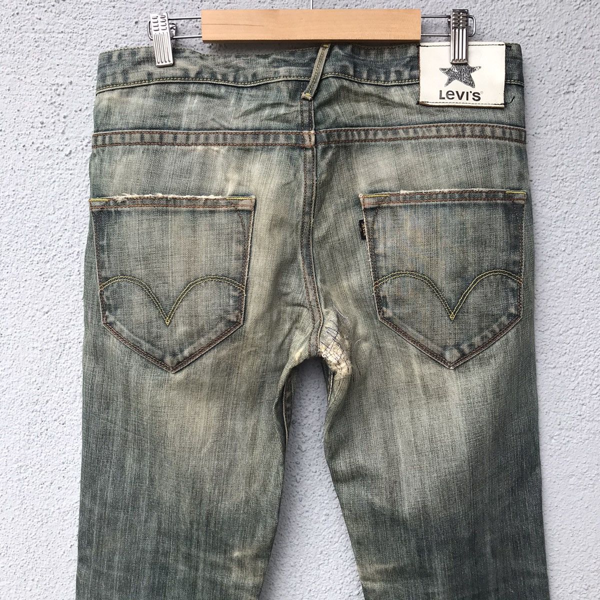 Levi's Vintage Levis Black Distressed Rusty Jeans Size US 32 / EU 48 - 19 Thumbnail