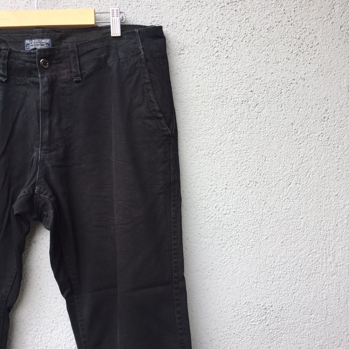 Polo Ralph Lauren Polo Ralph Lauren Trousers Black Jeans Size US 33 - 5 Thumbnail