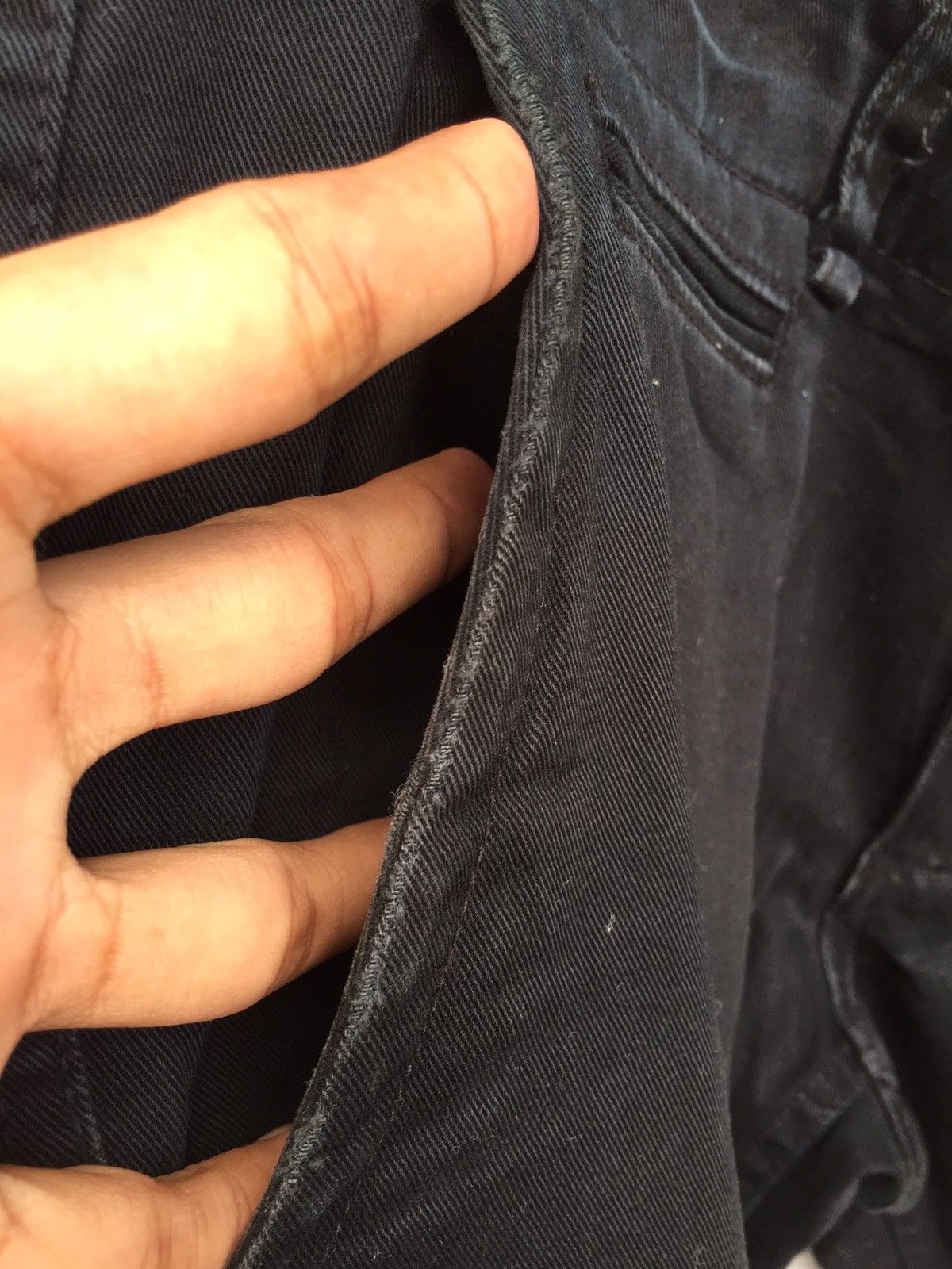 Polo Ralph Lauren Polo Ralph Lauren Trousers Black Jeans Size US 33 - 12 Thumbnail