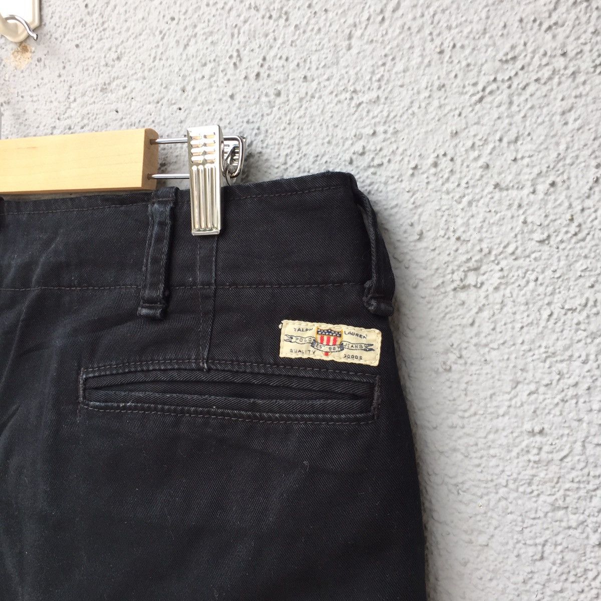 Polo Ralph Lauren Polo Ralph Lauren Trousers Black Jeans Size US 33 - 14 Thumbnail