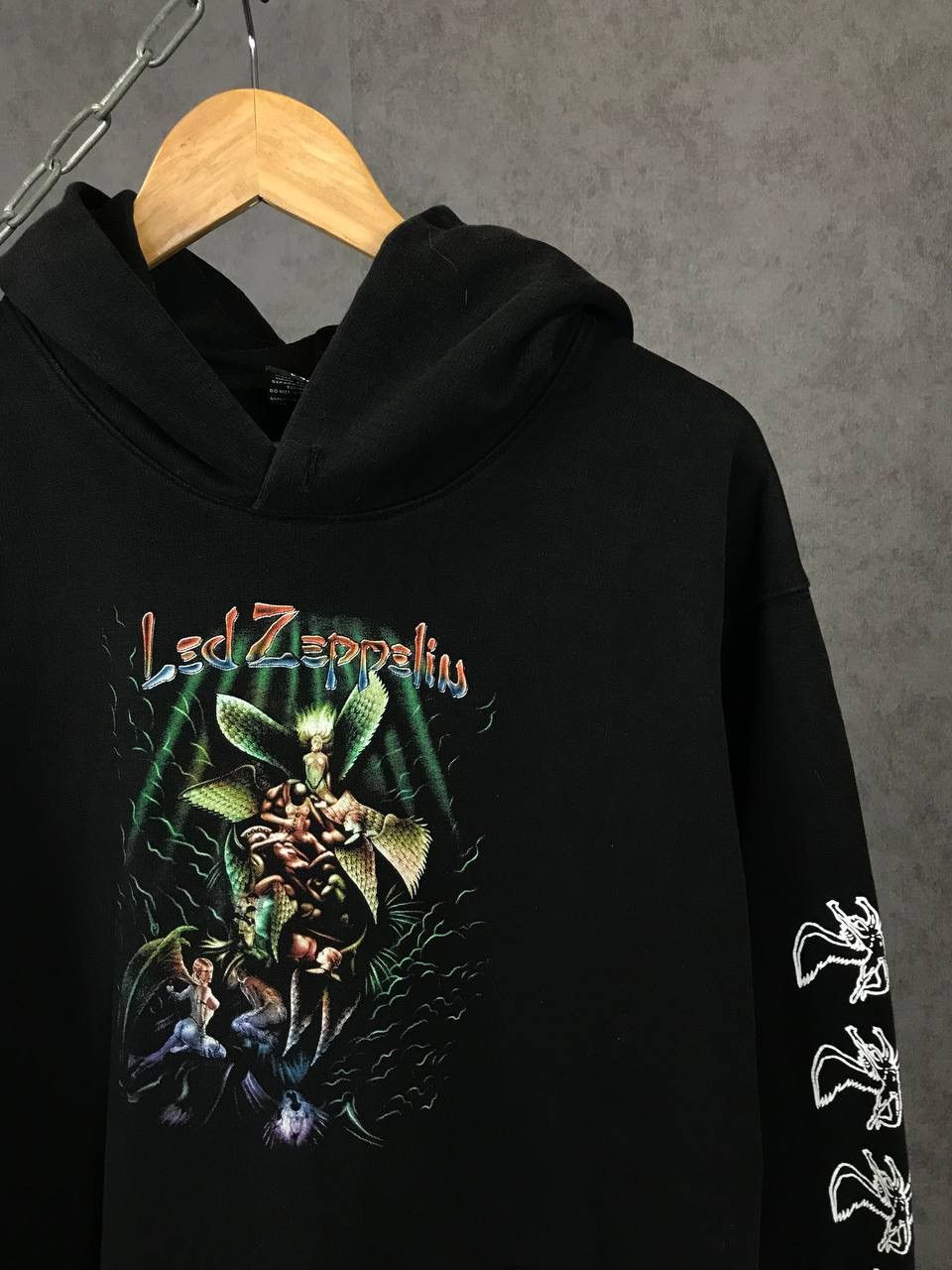 Band Tees Led Zeppelin sex porno vintage overprinted band hoodie Size US L / EU 52-54 / 3 - 3 Thumbnail