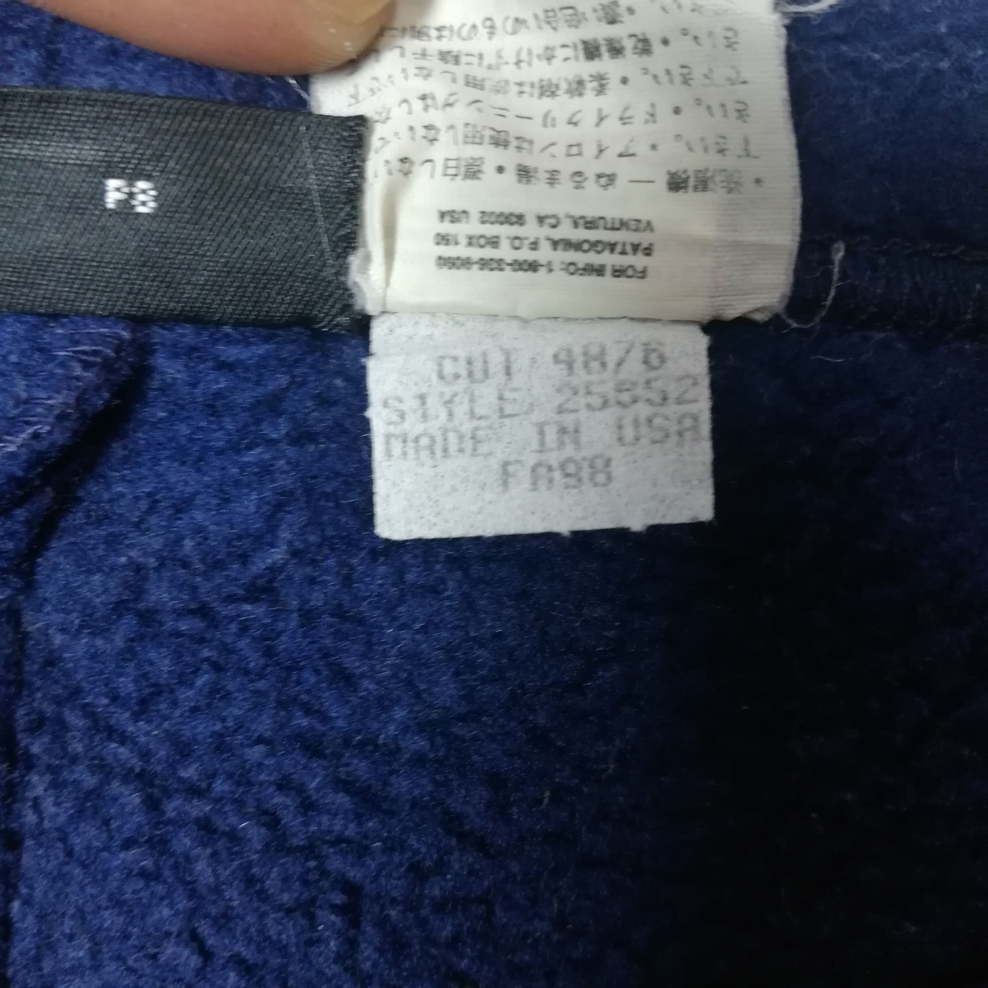 Patagonia Vintage Patagonia Fleece Outdoor Spring Waist Sweatpants Size US 30 / EU 46 - 7 Thumbnail