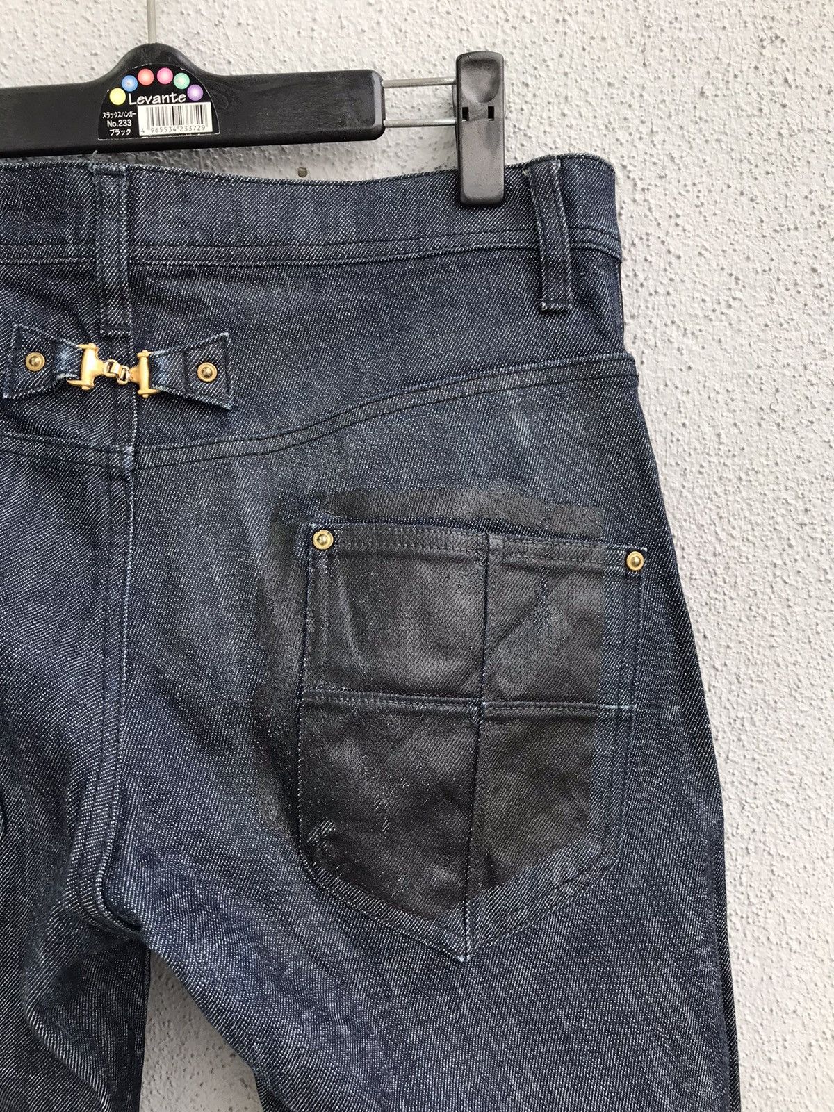 Japanese Brand Japanese Designer Kei Hayama Plus Side Pattern Denim Jeans Size US 32 / EU 48 - 5 Thumbnail