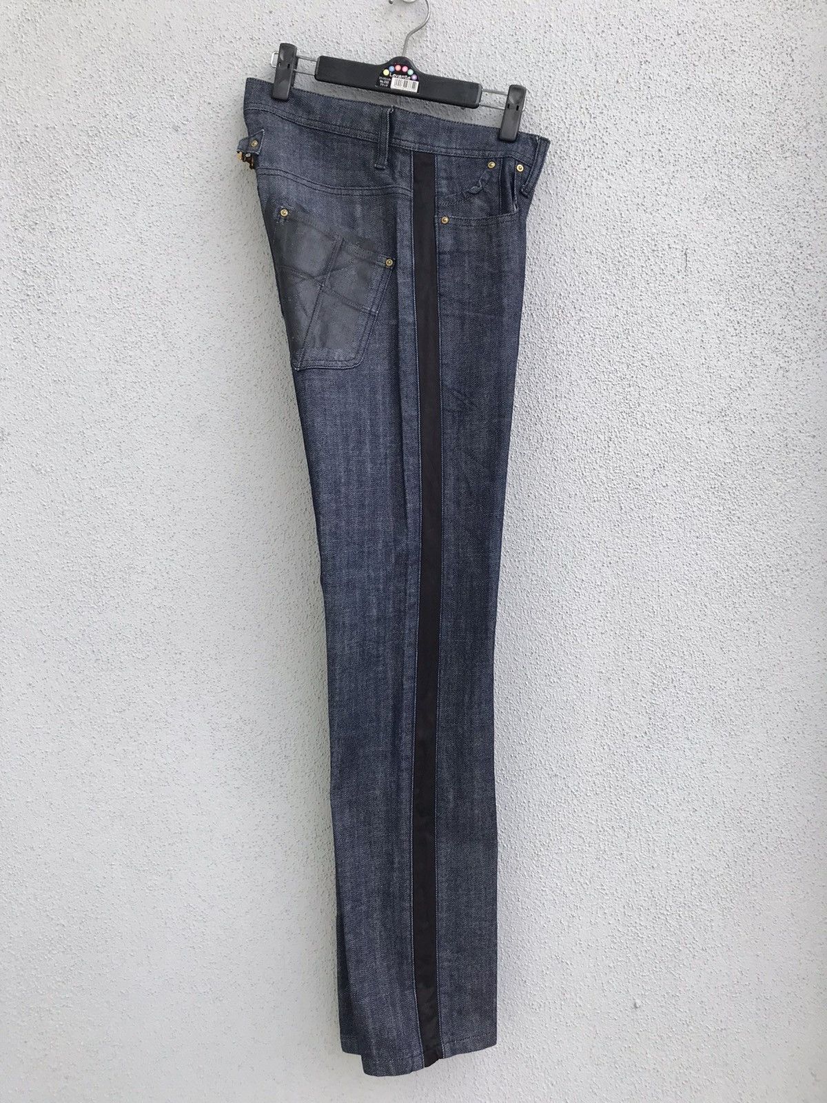 Japanese Brand Japanese Designer Kei Hayama Plus Side Pattern Denim Jeans Size US 32 / EU 48 - 3 Thumbnail